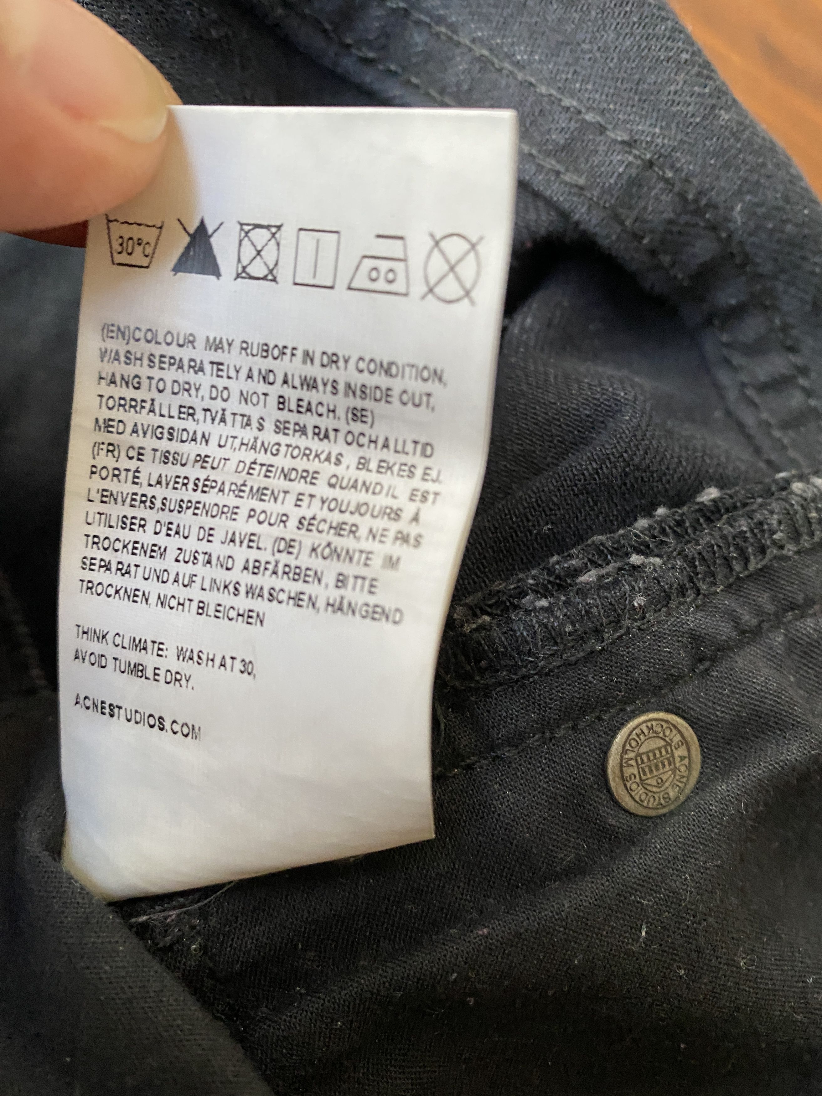 Acne Studios Acne Studios ROC CASH Stockholm size 33 / 32 Size US 33 - 11 Thumbnail