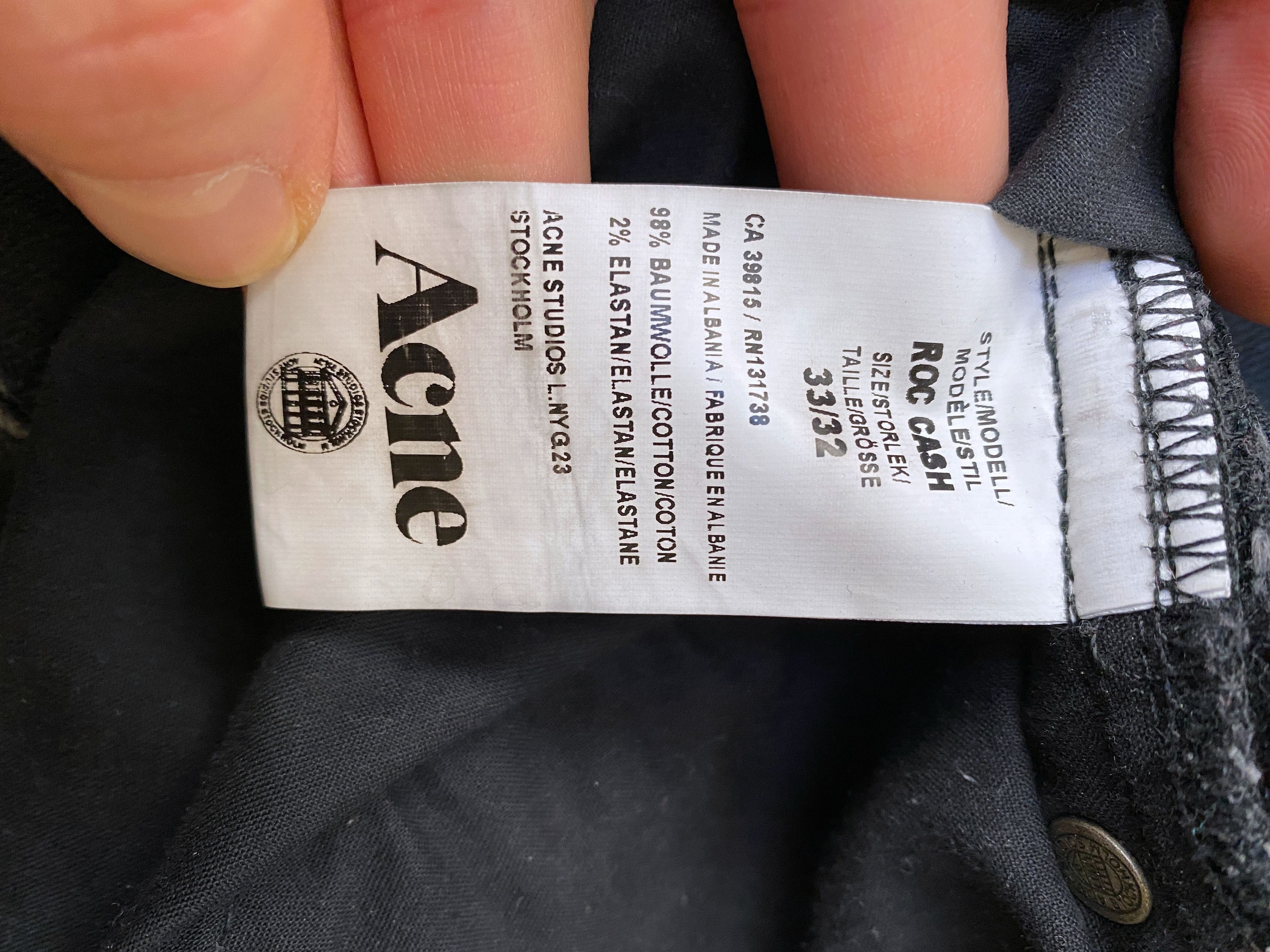 Acne Studios Acne Studios ROC CASH Stockholm size 33 / 32 Size US 33 - 8 Thumbnail