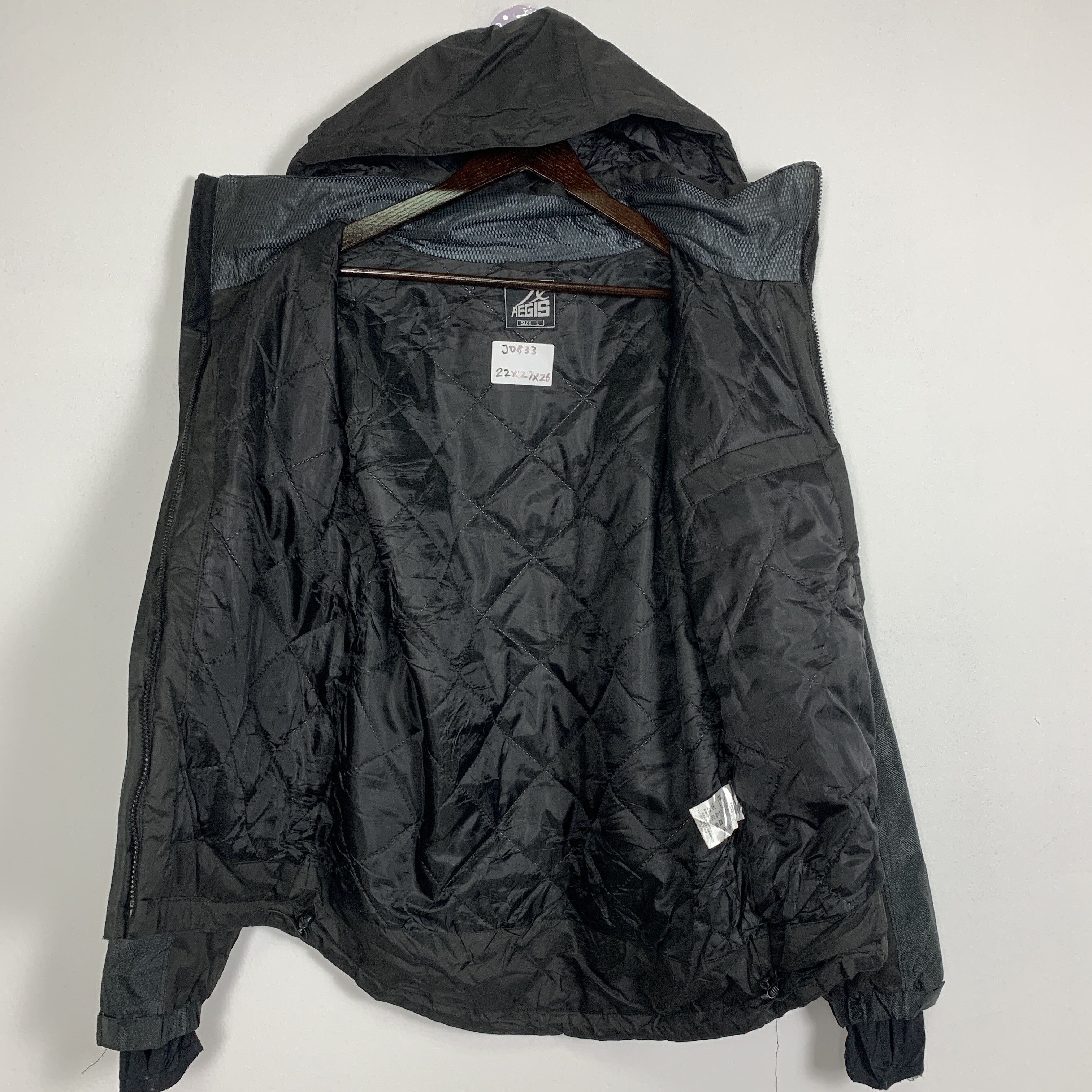 Japanese Brand AEGIS Camo Hoodie Quilted Lining Jacket J0833 Size US M / EU 48-50 / 2 - 7 Thumbnail