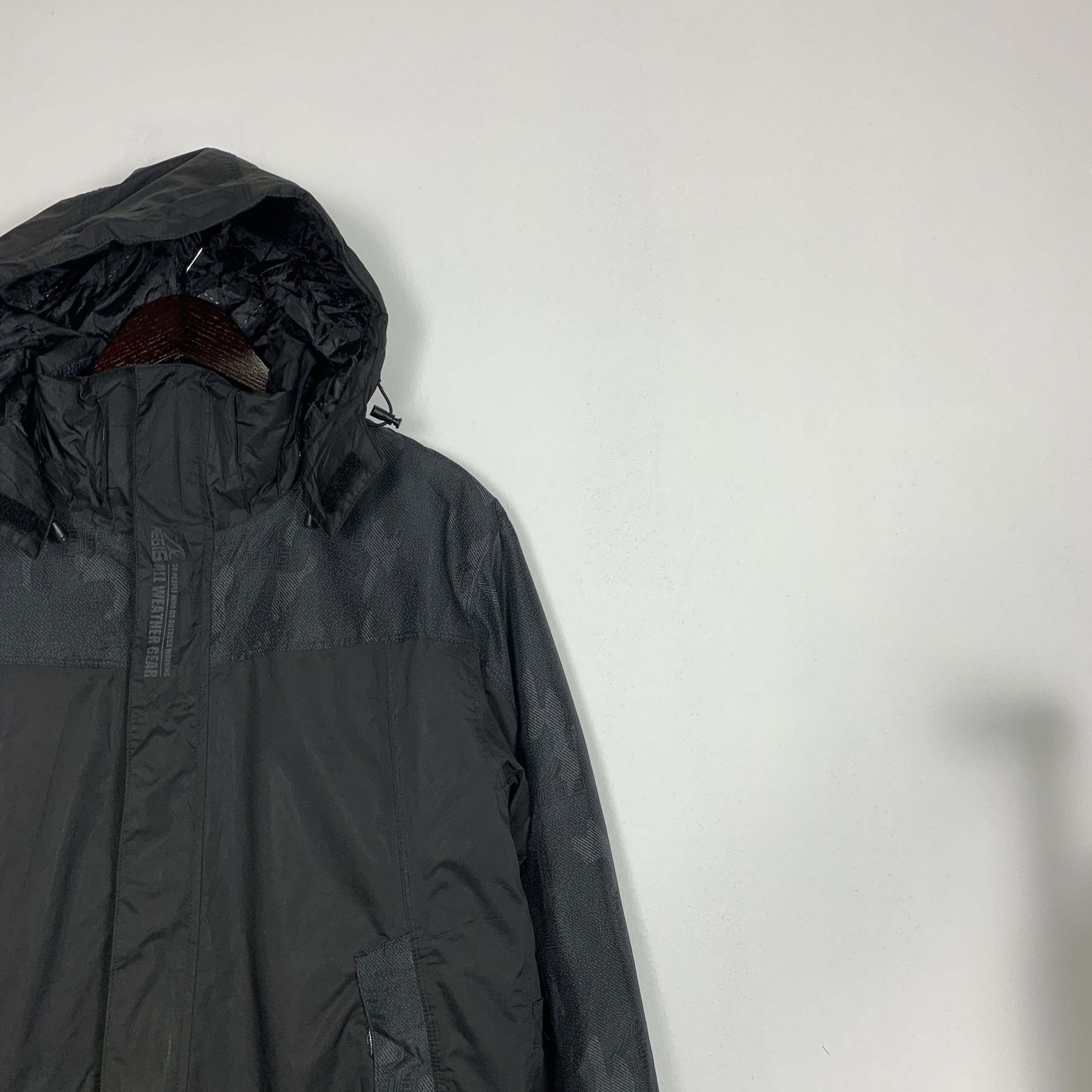 Japanese Brand AEGIS Camo Hoodie Quilted Lining Jacket J0833 Size US M / EU 48-50 / 2 - 3 Thumbnail