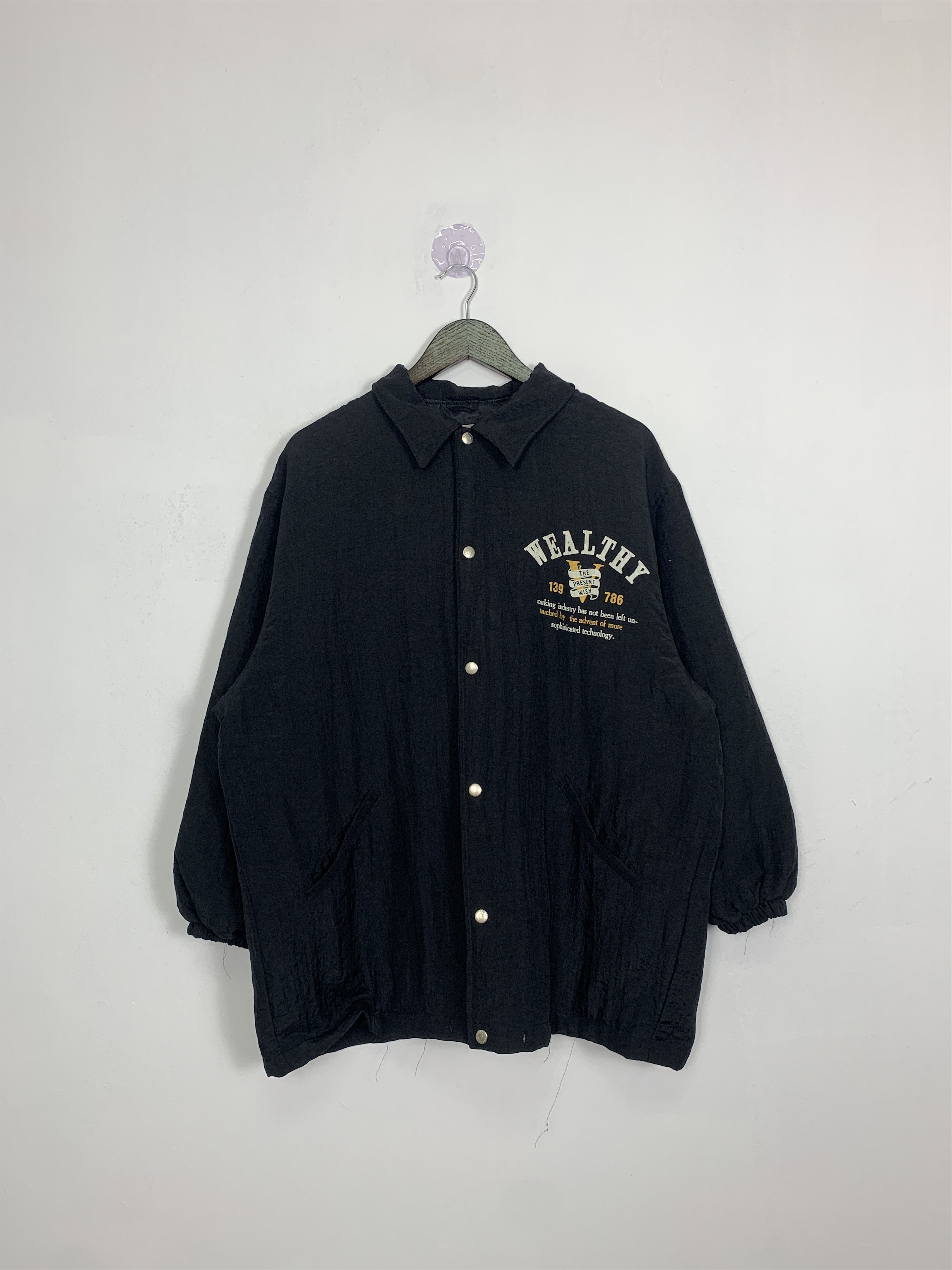 Japanese Brand Vintage Exciting Good Button Up Quilted Lining parkas J0909 Size US M / EU 48-50 / 2 - 2 Thumbnail