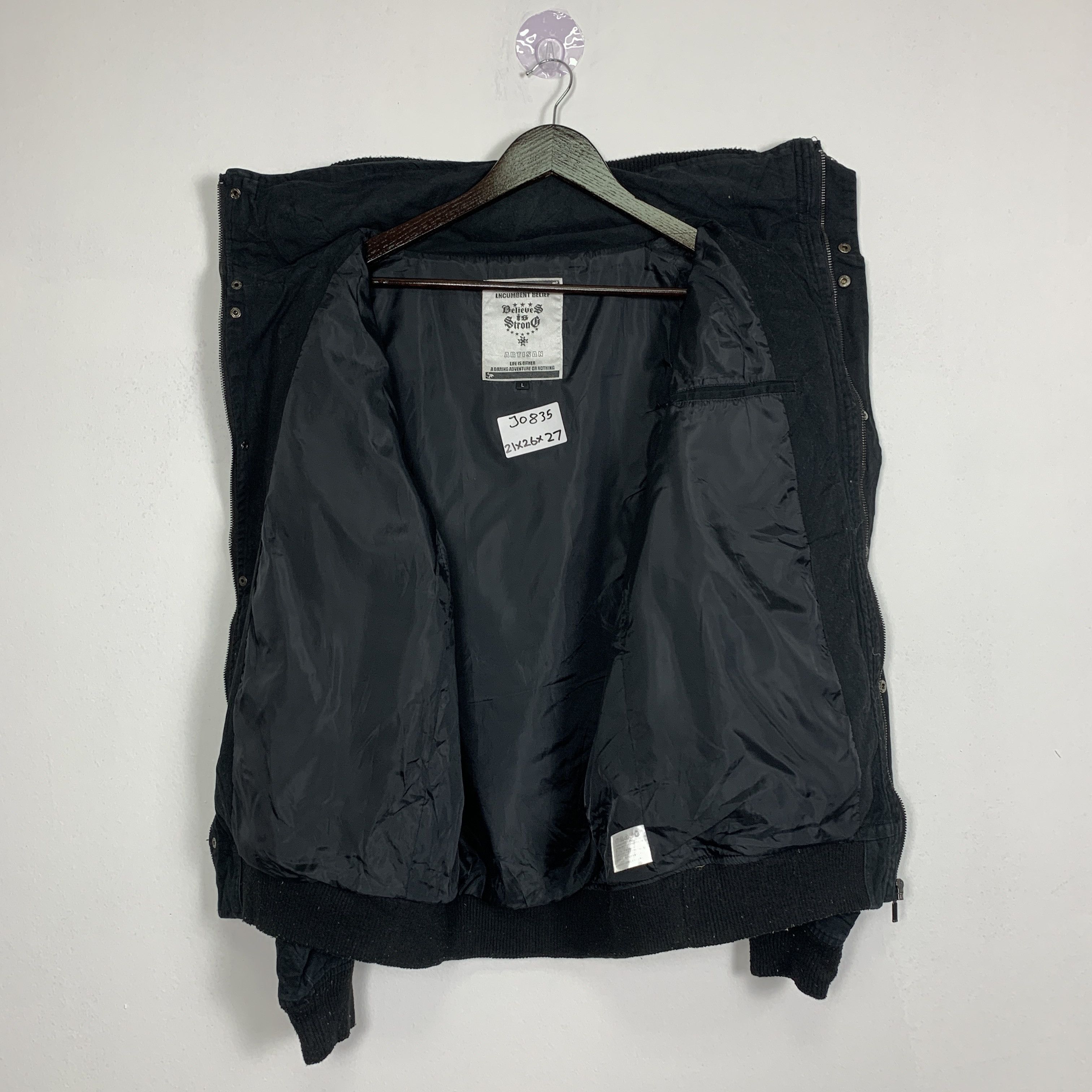 Japanese Brand Vintage BELIEVE IS STRONG Multi Pocket Jacket J0835 Size US L / EU 52-54 / 3 - 5 Thumbnail