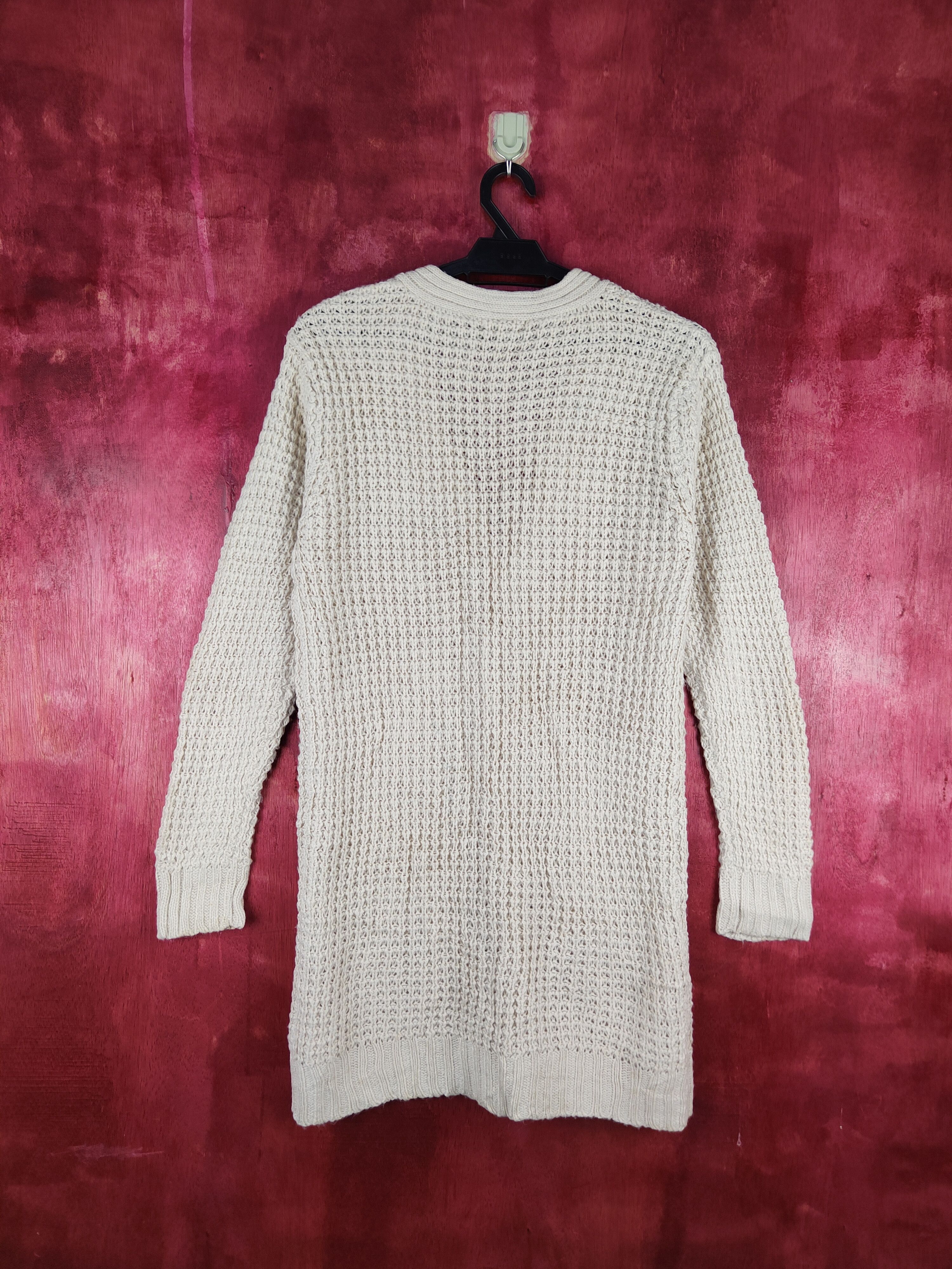 Homespun Knitwear × Japanese Brand Anap Light Brown cable aran isle Knitwear Cardigan #202B Size M / US 6-8 / IT 42-44 - 7 Thumbnail