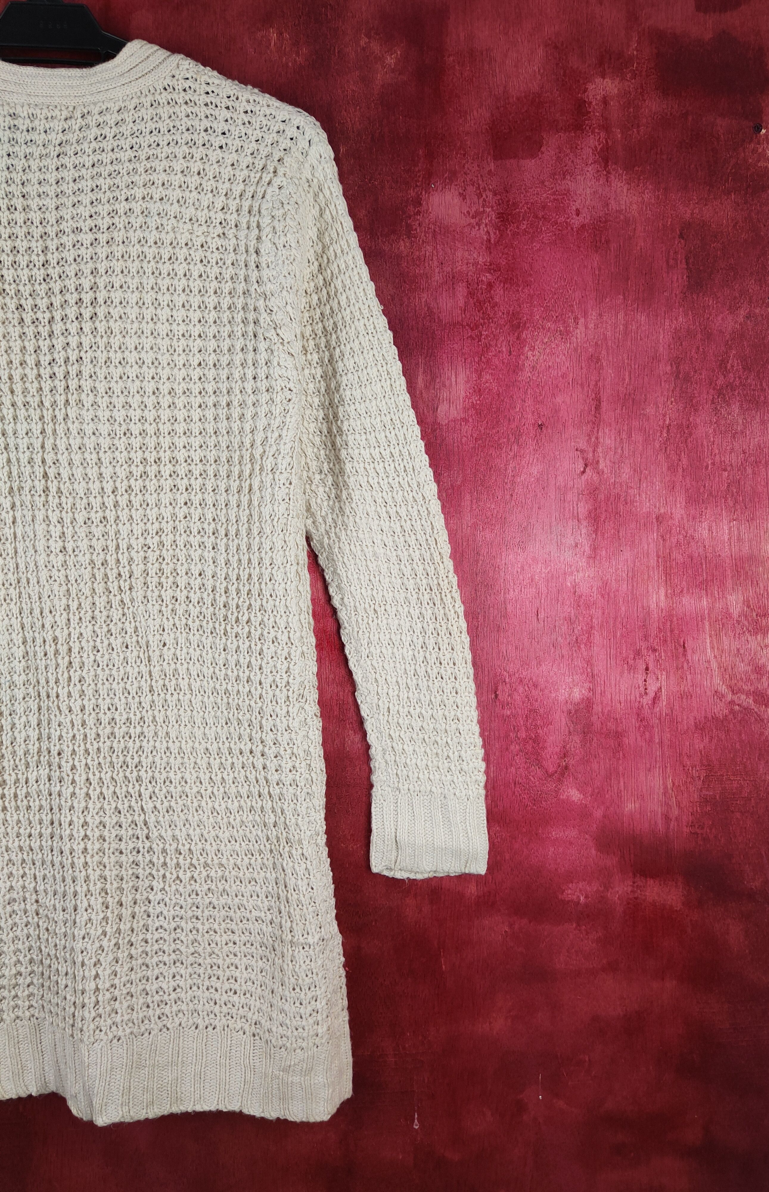 Homespun Knitwear × Japanese Brand Anap Light Brown cable aran isle Knitwear Cardigan #202B Size M / US 6-8 / IT 42-44 - 8 Thumbnail