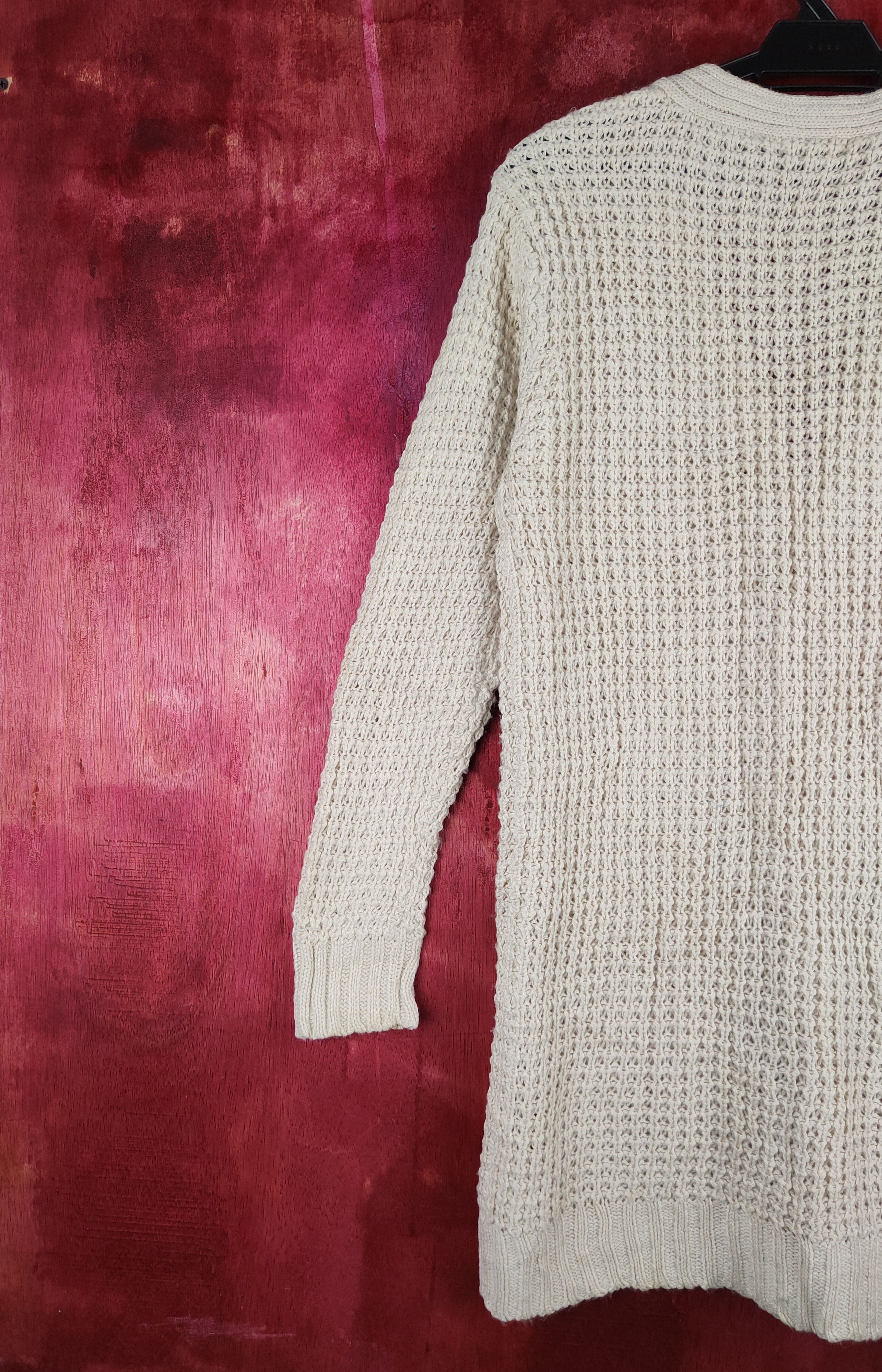 Homespun Knitwear × Japanese Brand Anap Light Brown cable aran isle Knitwear Cardigan #202B Size M / US 6-8 / IT 42-44 - 9 Thumbnail