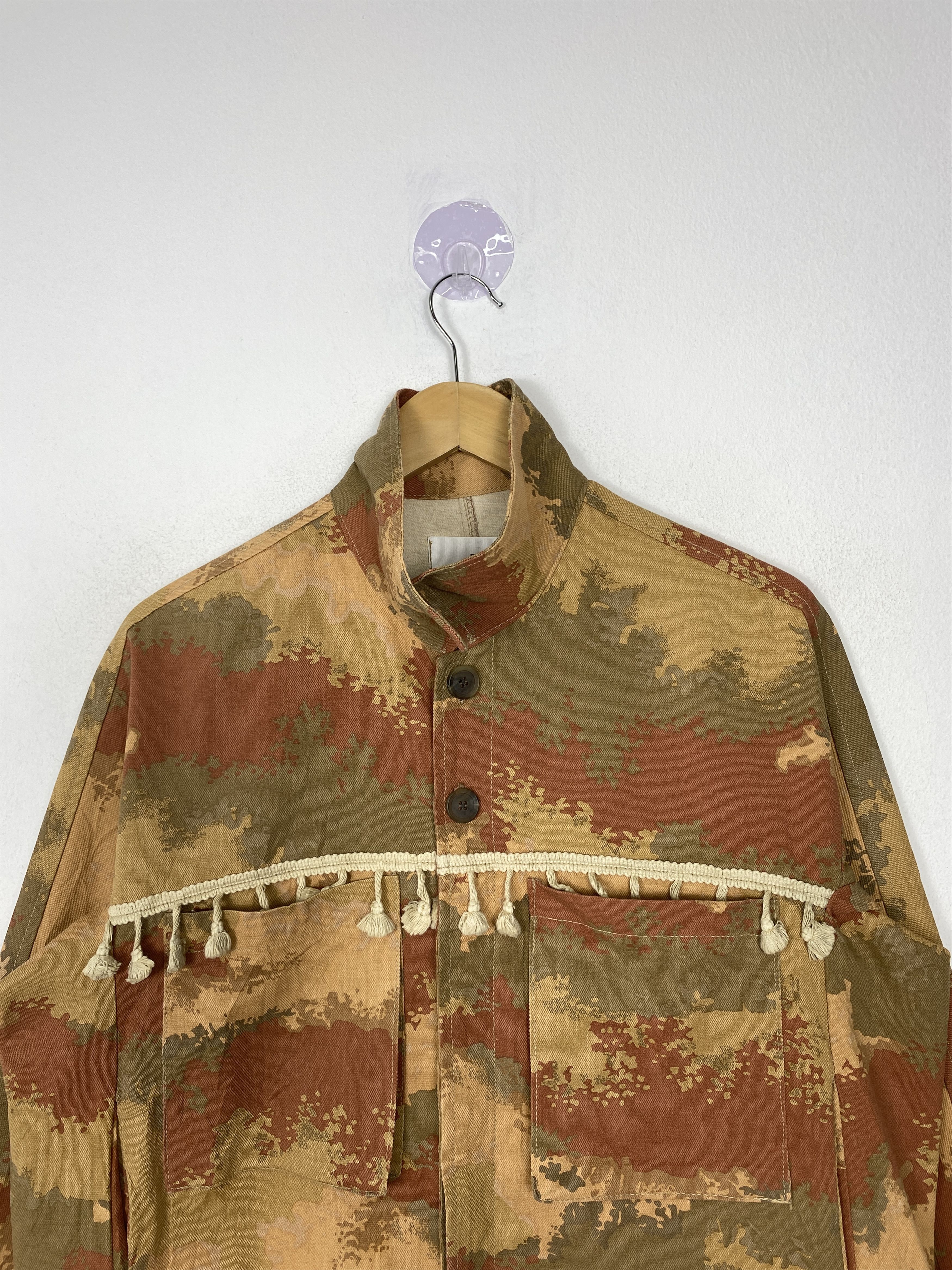 Japanese Brand VIntage Love By Sewing Camo Button Up Jacket J1550 Size US M / EU 48-50 / 2 - 2 Thumbnail