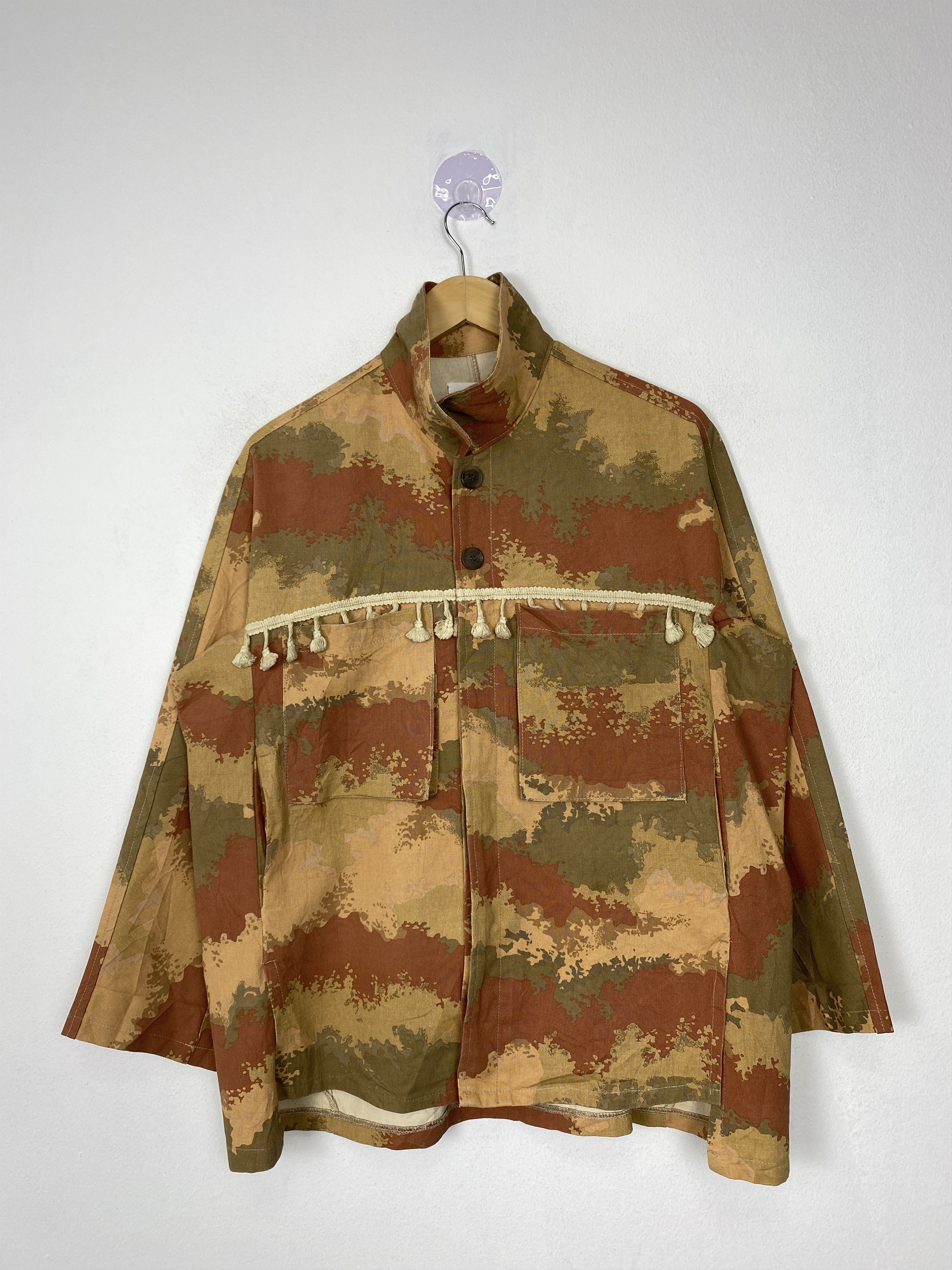 Japanese Brand VIntage Love By Sewing Camo Button Up Jacket J1550 Size US M / EU 48-50 / 2 - 1 Thumbnail