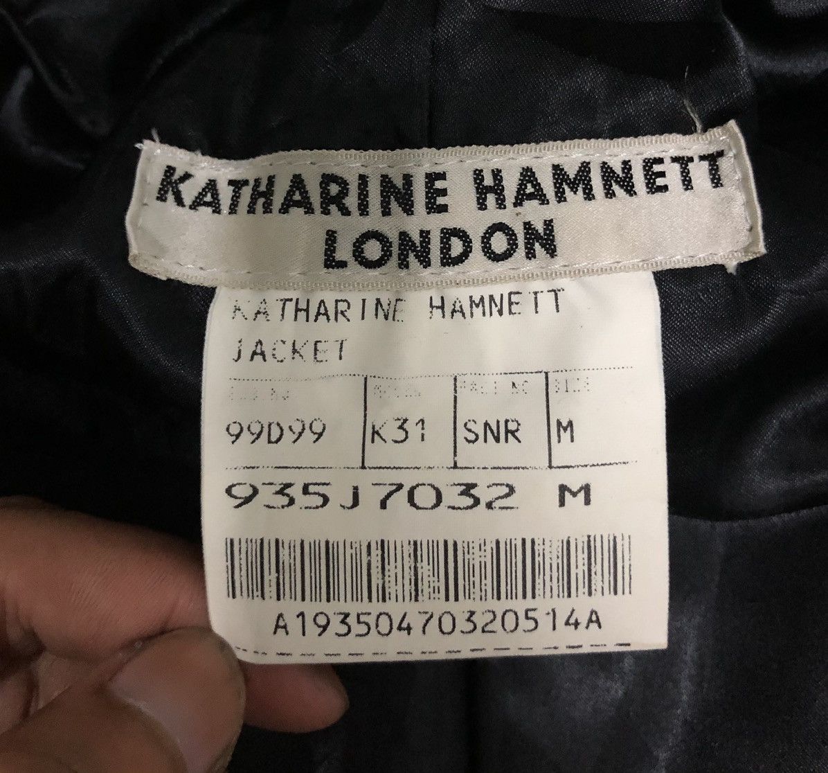 Japanese Brand × Katharine Hamnett London KATHARINE HAMNETT LONDON BLAZER Size US M / EU 48-50 / 2 - 14 Thumbnail