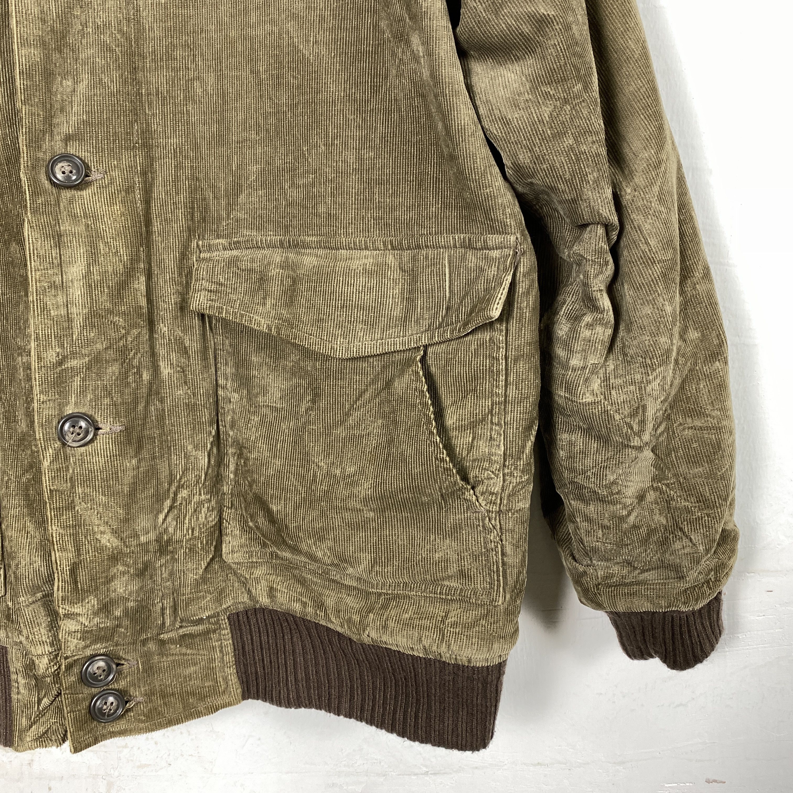 Vintage Vintage Woolrich Corduroy Quilted Lining Bomber Jacket J0141 Size US L / EU 52-54 / 3 - 2 Thumbnail