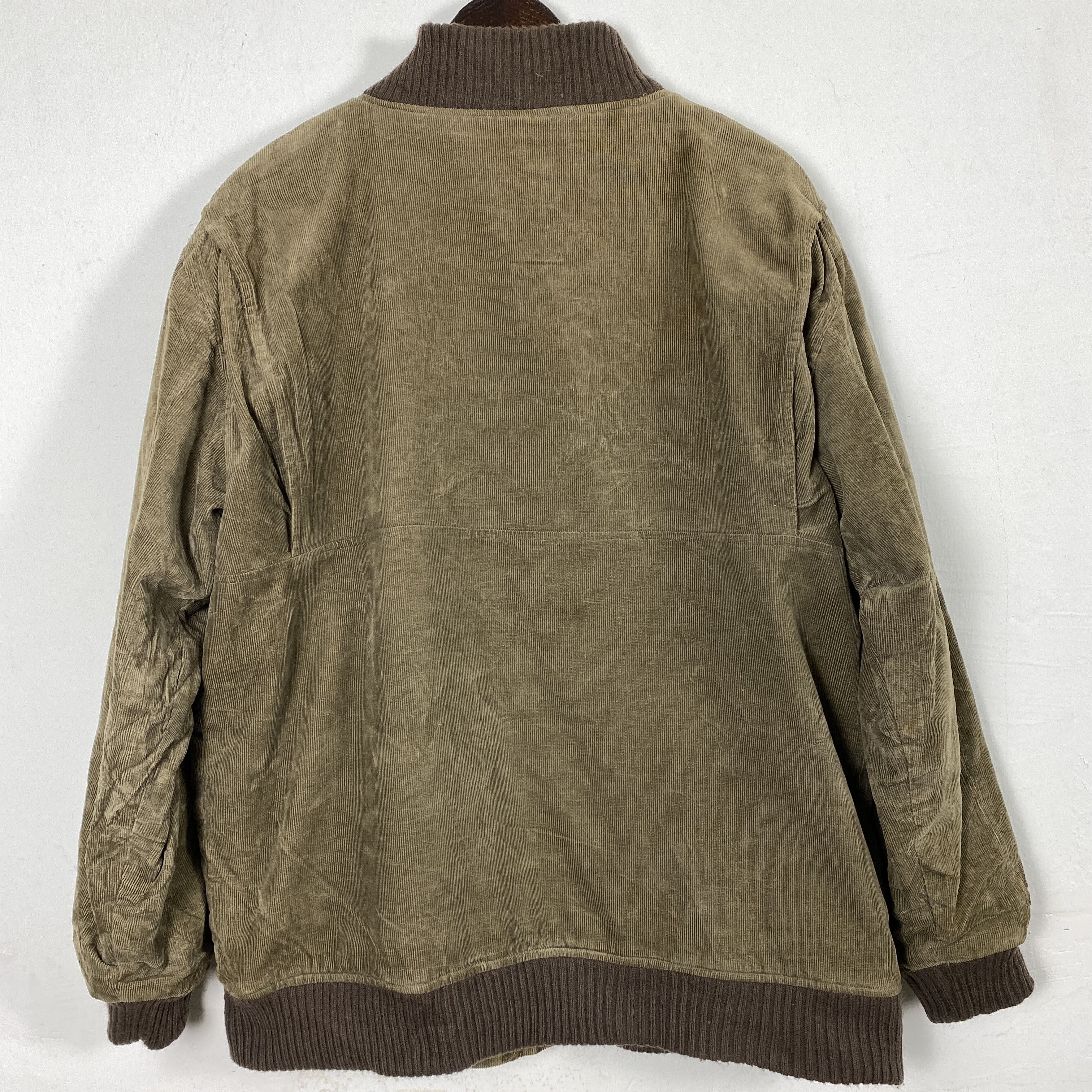 Vintage Vintage Woolrich Corduroy Quilted Lining Bomber Jacket J0141 Size US L / EU 52-54 / 3 - 3 Thumbnail