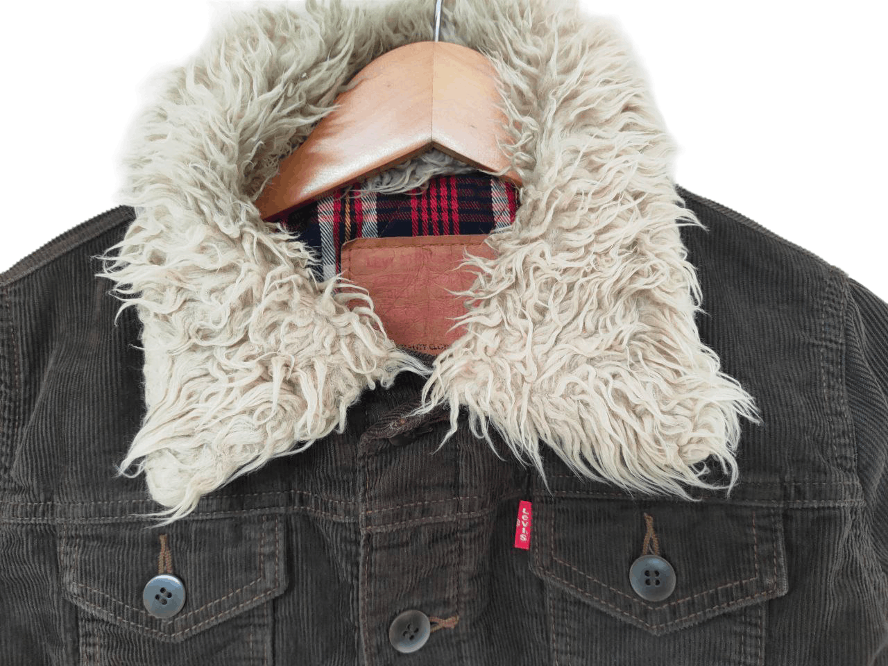 Levi's 💥LAST CALL💥 Levis Corduroy Sherpa Jacket Size M / US 6-8 / IT 42-44 - 5 Thumbnail