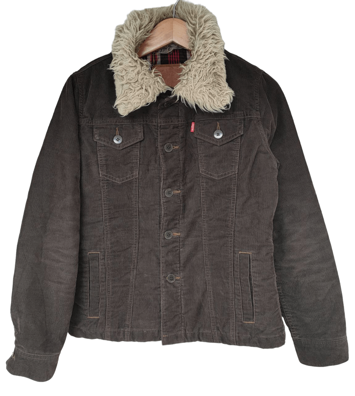 Levi's 💥LAST CALL💥 Levis Corduroy Sherpa Jacket Size M / US 6-8 / IT 42-44 - 1 Thumbnail