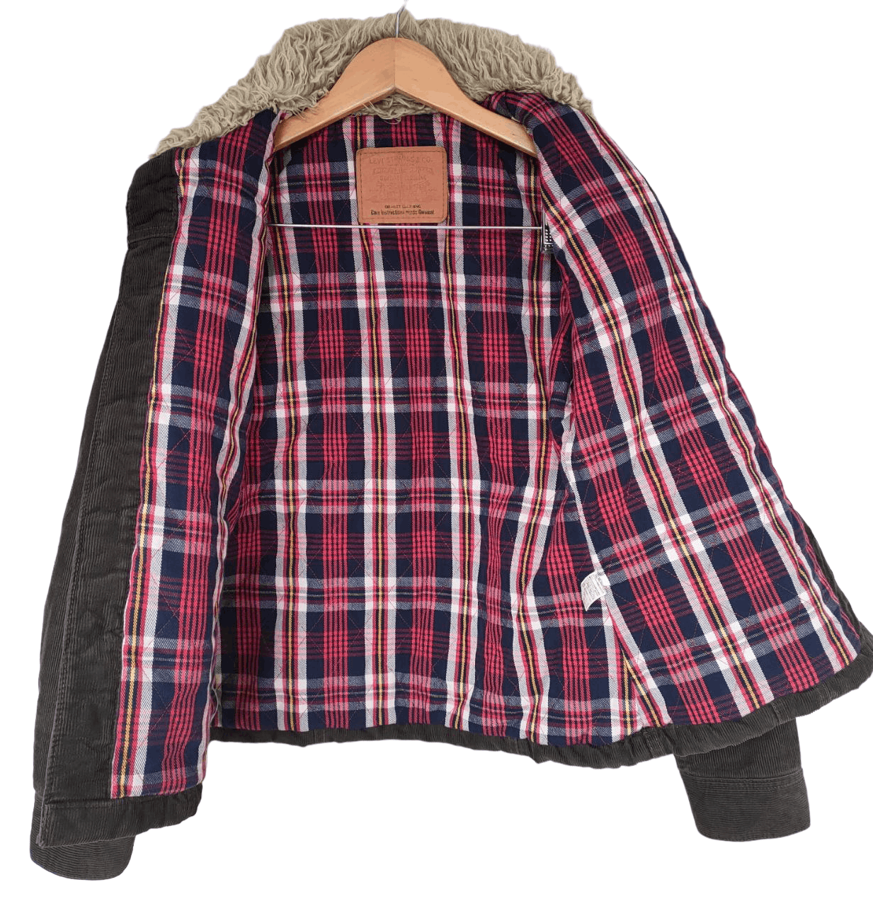 Levi's 💥LAST CALL💥 Levis Corduroy Sherpa Jacket Size M / US 6-8 / IT 42-44 - 3 Thumbnail