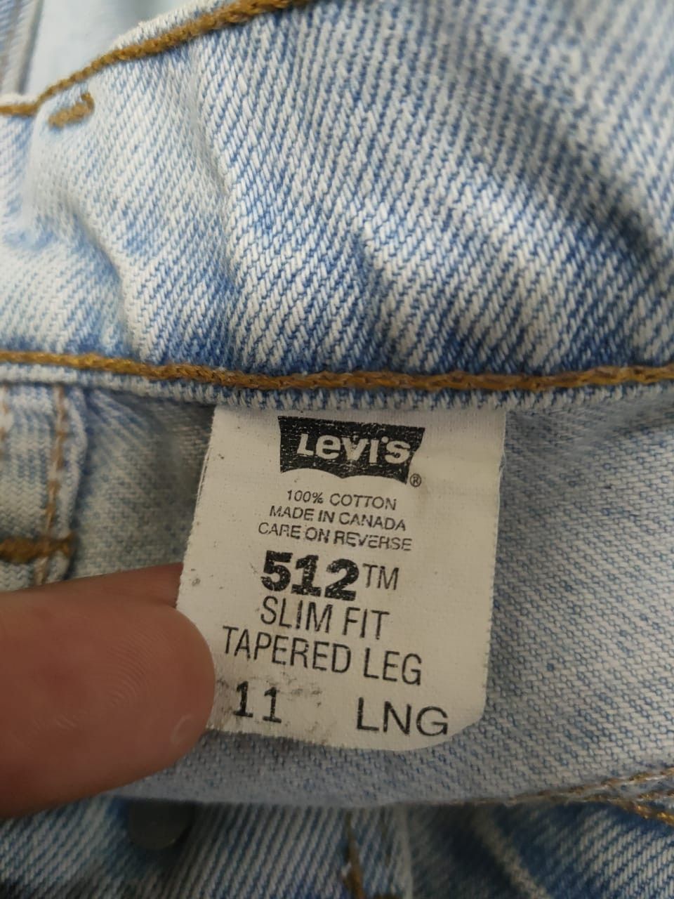 Levi's 90s VIntage Levis Made in Canada Size US 28 / EU 44 - 7 Thumbnail