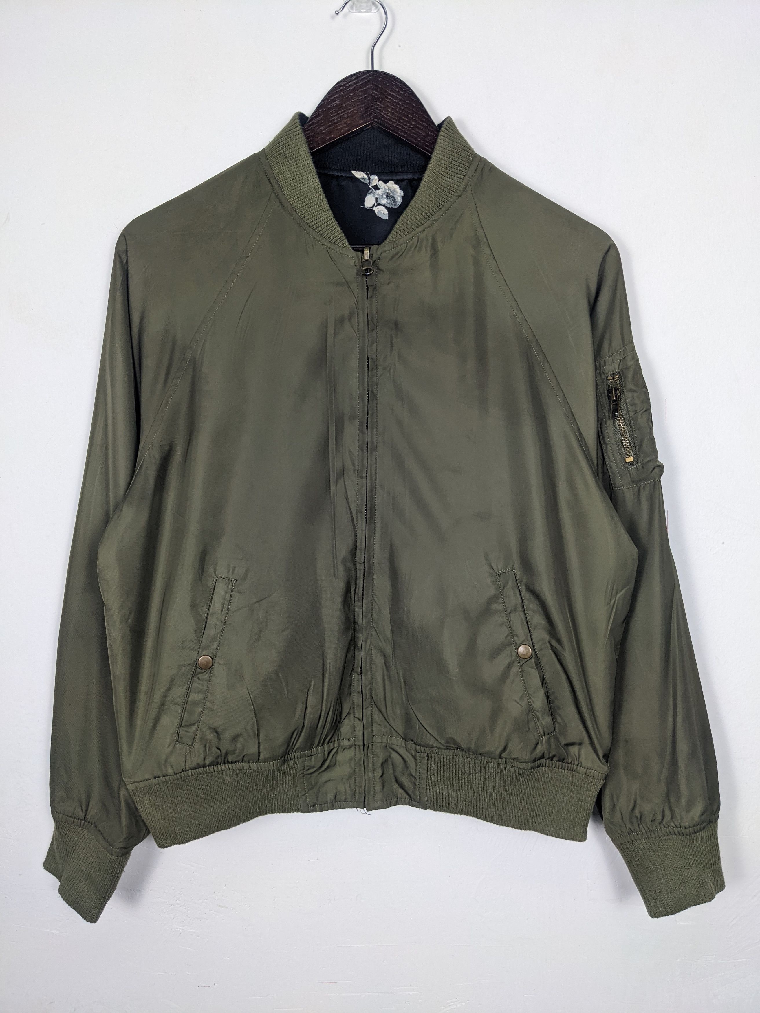 Japanese Brand × Vintage Vintage Japanese Brand Reversible Bomber Jacket Size S / US 4 / IT 40 - 2 Thumbnail