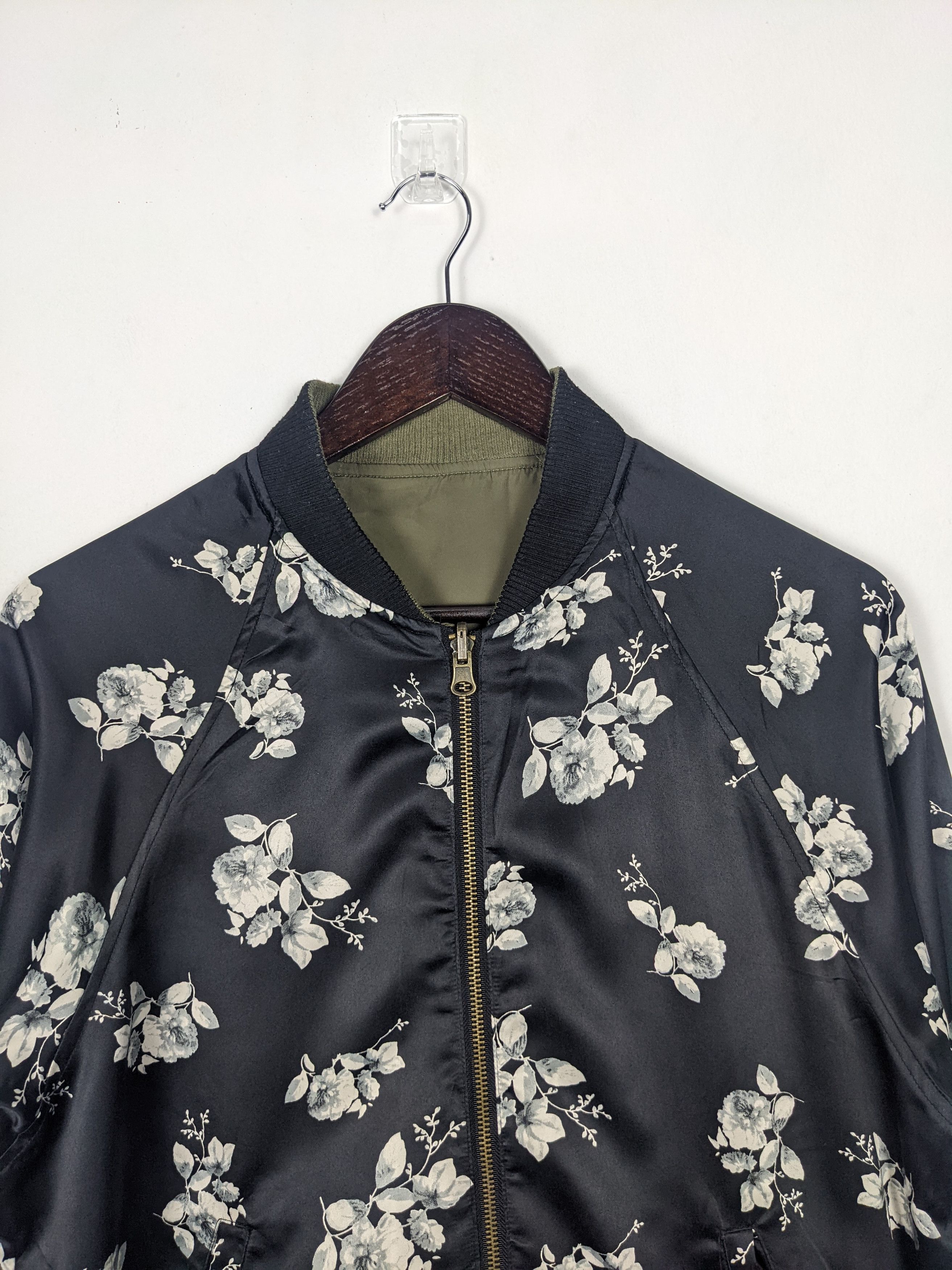 Japanese Brand × Vintage Vintage Japanese Brand Reversible Bomber Jacket Size S / US 4 / IT 40 - 9 Thumbnail