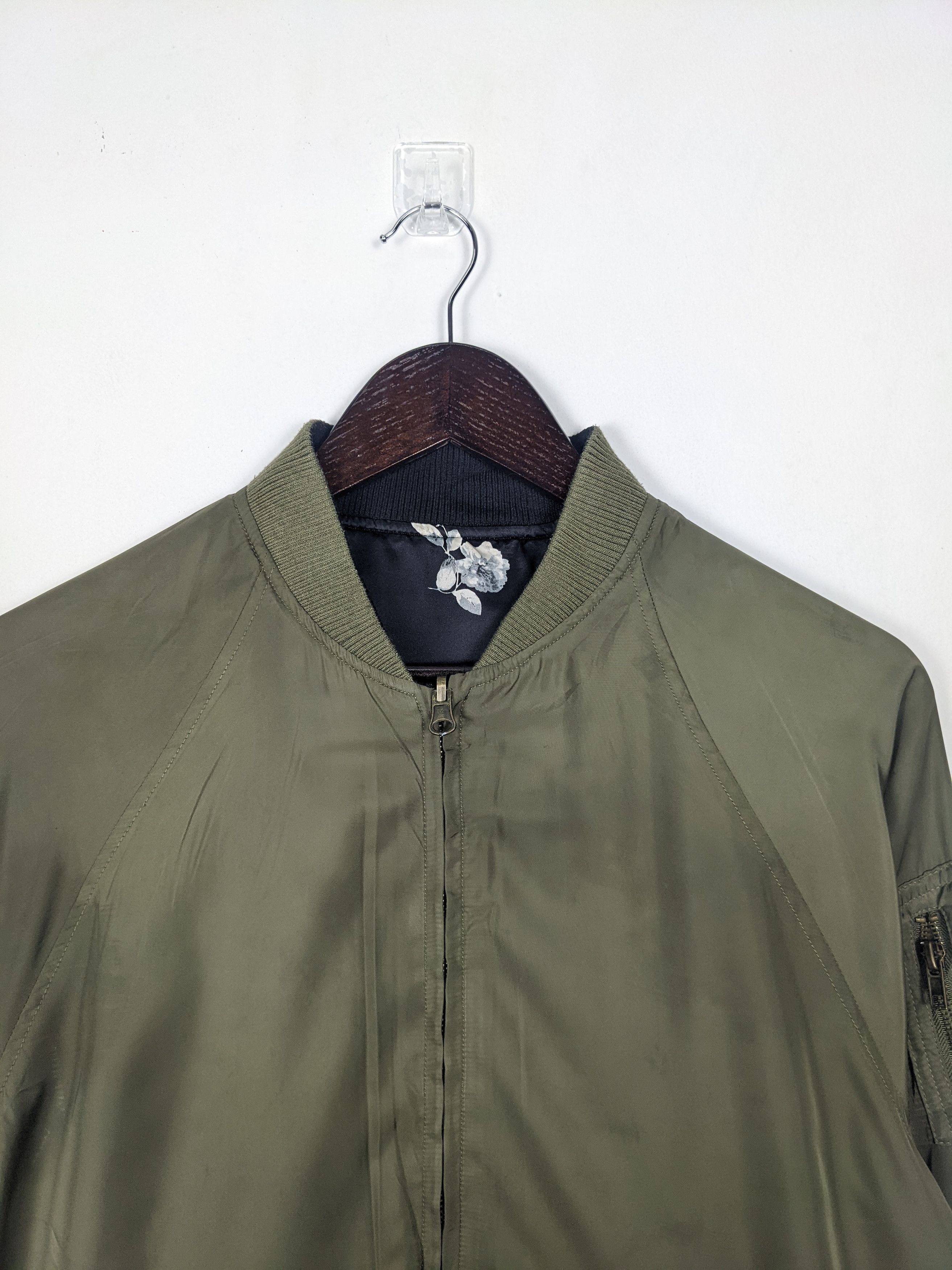 Japanese Brand × Vintage Vintage Japanese Brand Reversible Bomber Jacket Size S / US 4 / IT 40 - 3 Thumbnail