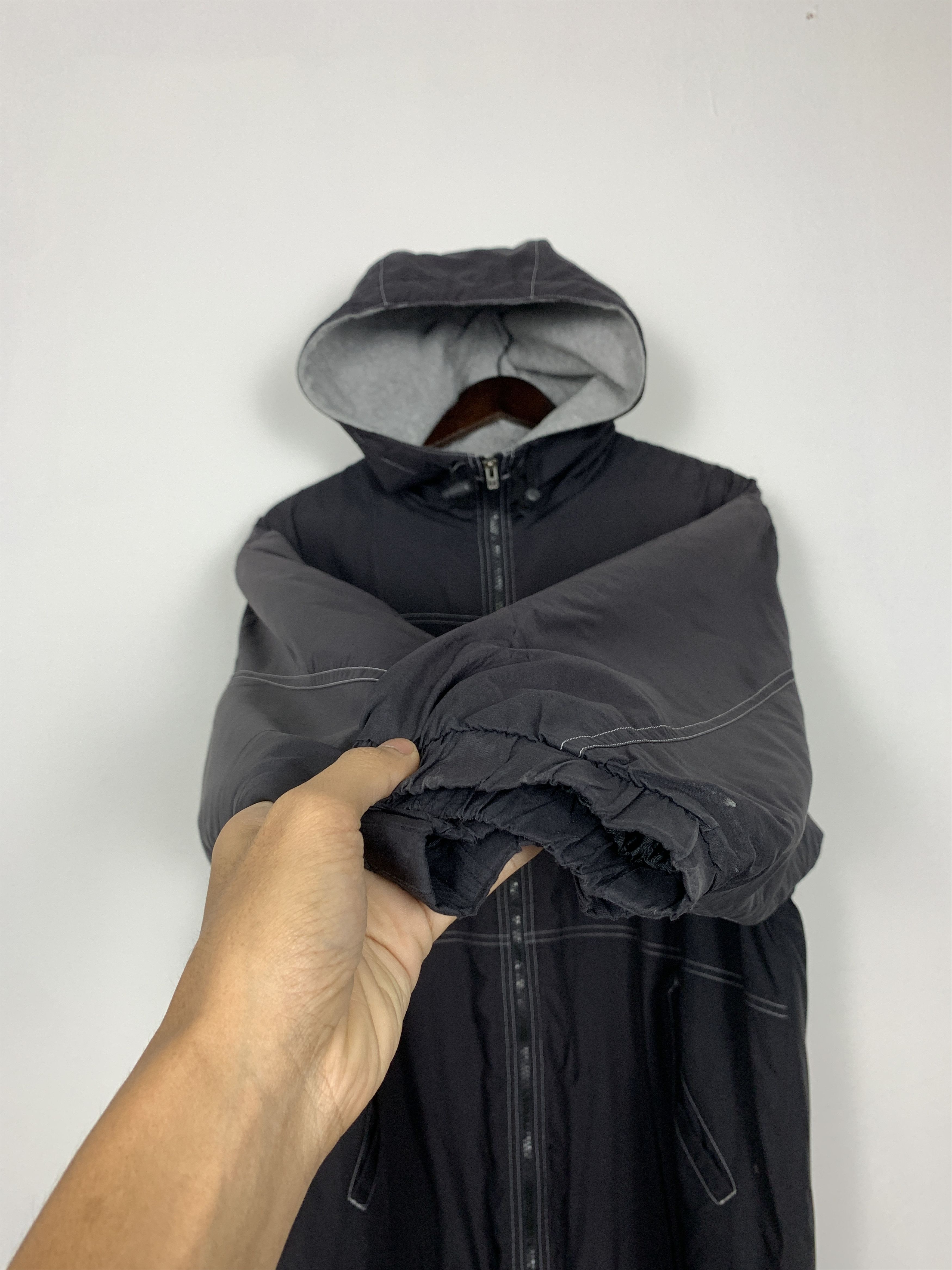 Japanese Brand Vintage Mizuno RunBird Fleece Lining Hoodie Jacket J1071 Size US L / EU 52-54 / 3 - 5 Thumbnail