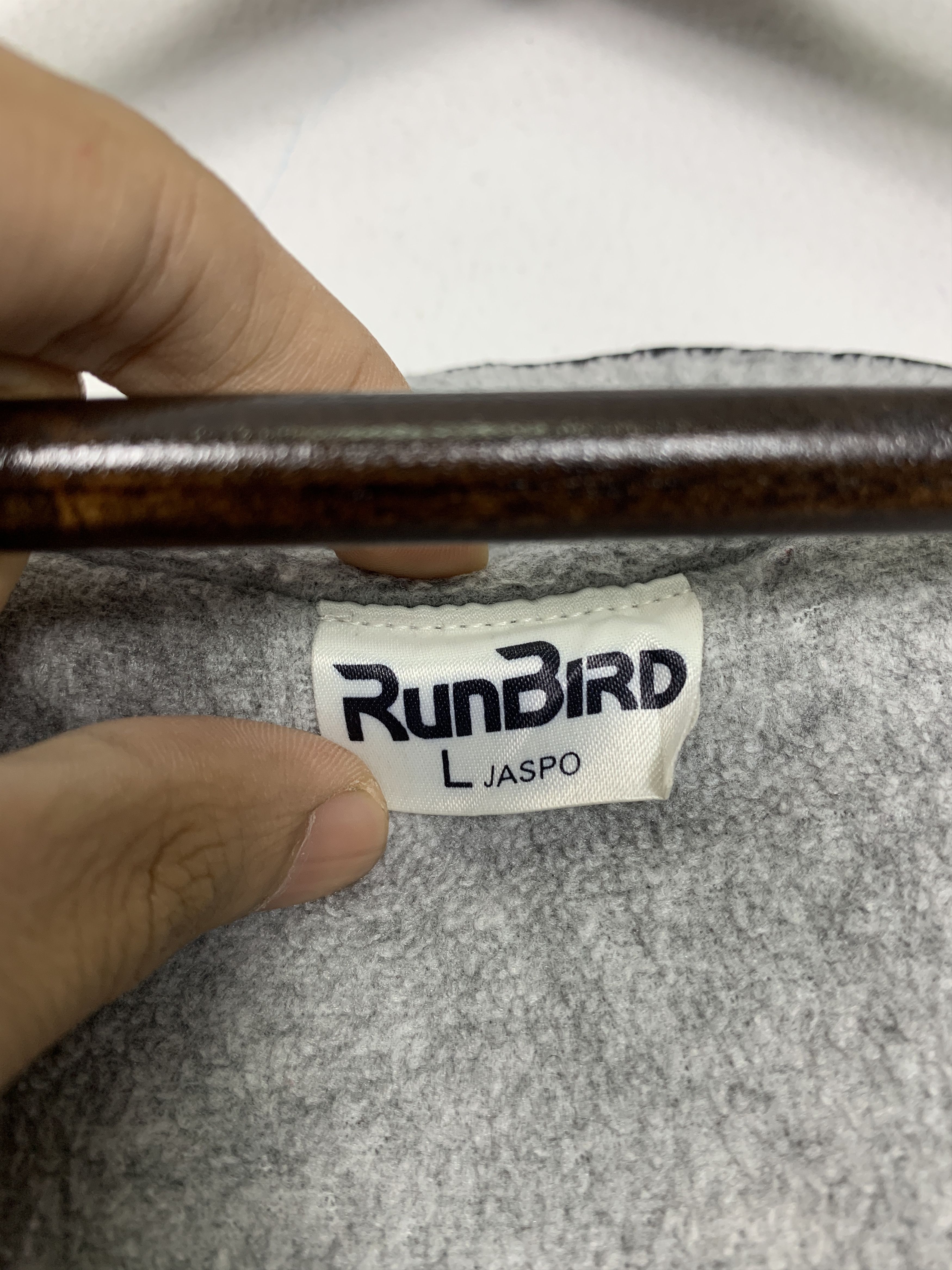 Japanese Brand Vintage Mizuno RunBird Fleece Lining Hoodie Jacket J1071 Size US L / EU 52-54 / 3 - 8 Thumbnail