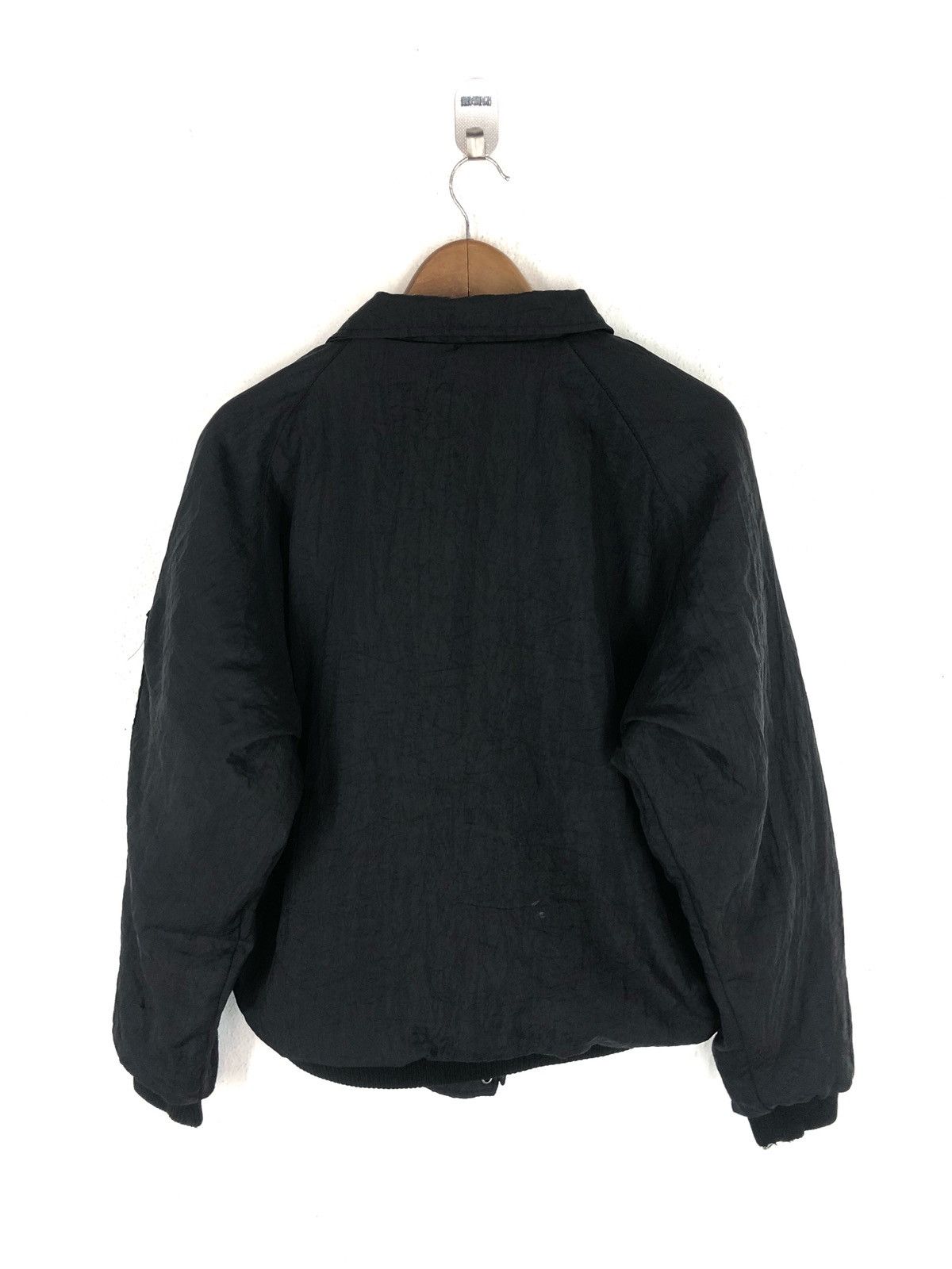 Japanese Brand × Vintage Vintage Valiantas Black Bomber Jacket with Red Fleece Lining Size US L / EU 52-54 / 3 - 2 Thumbnail