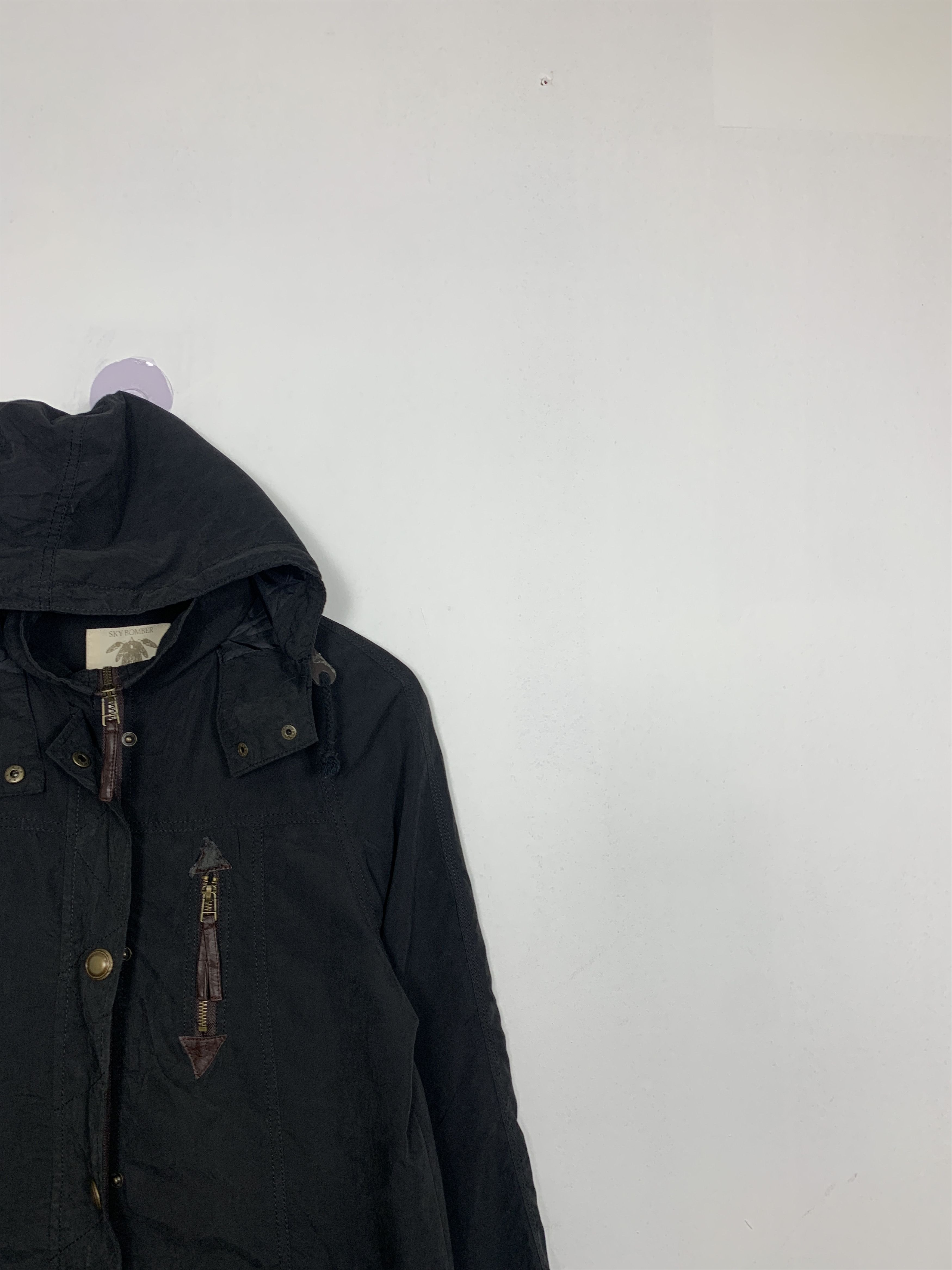 Japanese Brand Vintage Sky Bomber Multi Pocket Hoodie Jacket J0907 Size US S / EU 44-46 / 1 - 3 Thumbnail