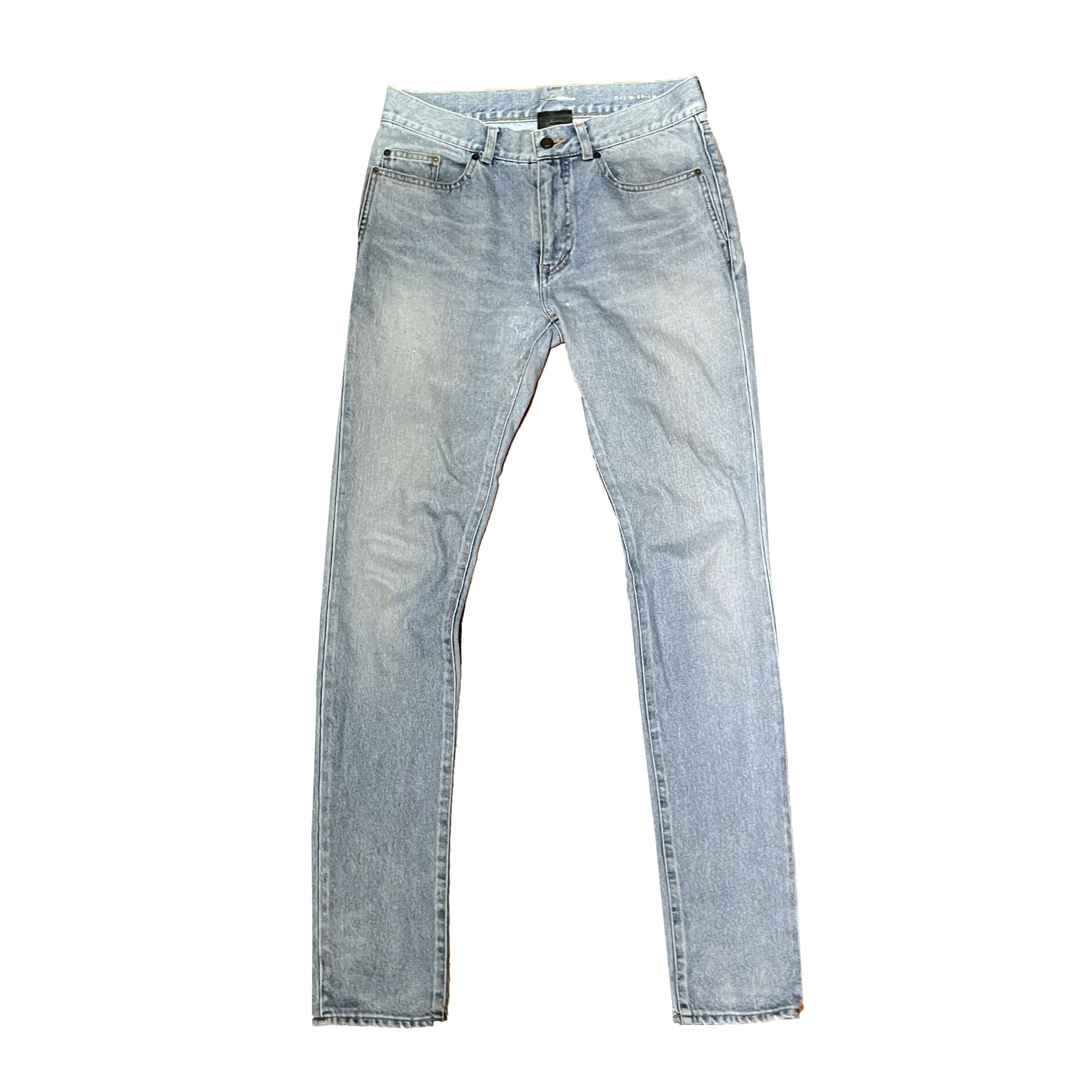 Saint Laurent Paris SAINT LAURENT PARIS D02 WASHED DENIM Size US 30 / EU 46 - 2 Thumbnail