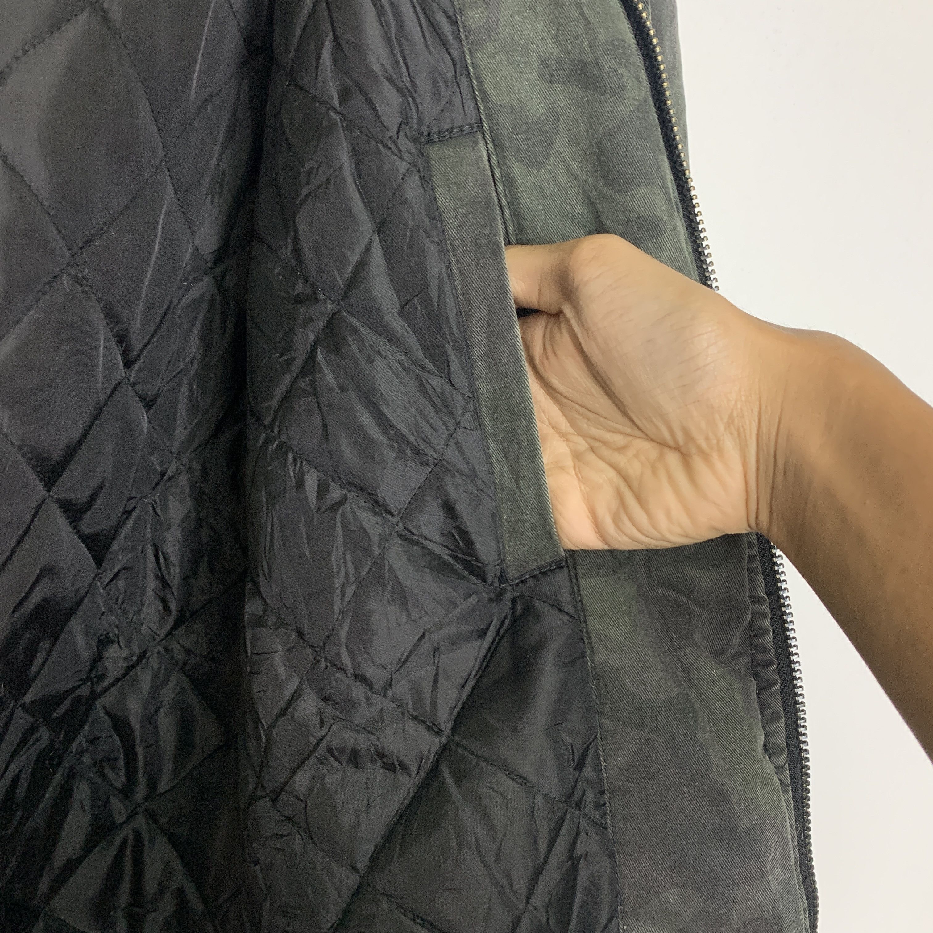 H&M Vintage Faded H&M Jacket Quilted Lining J0780 Size US L / EU 52-54 / 3 - 6 Thumbnail
