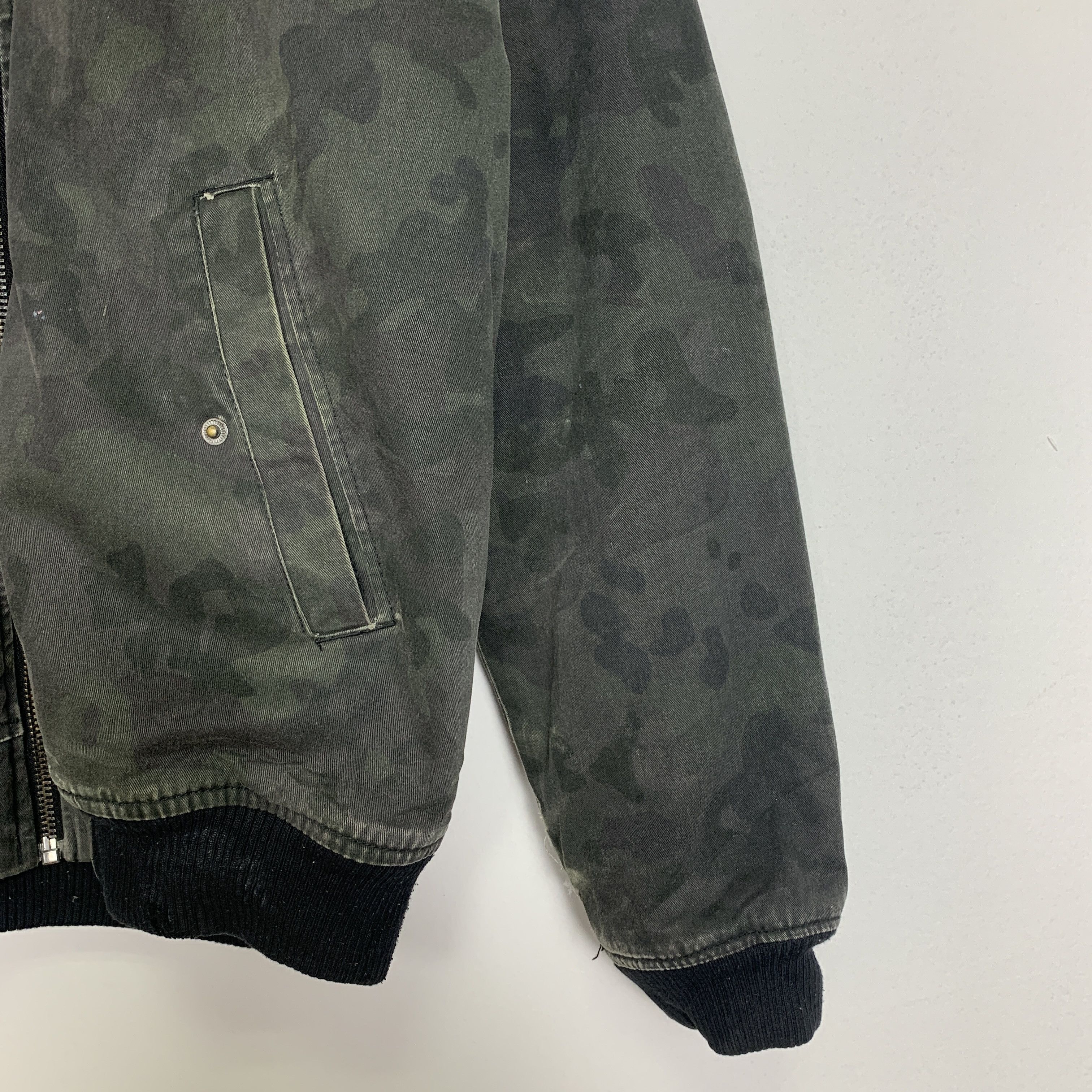 H&M Vintage Faded H&M Jacket Quilted Lining J0780 Size US L / EU 52-54 / 3 - 11 Thumbnail