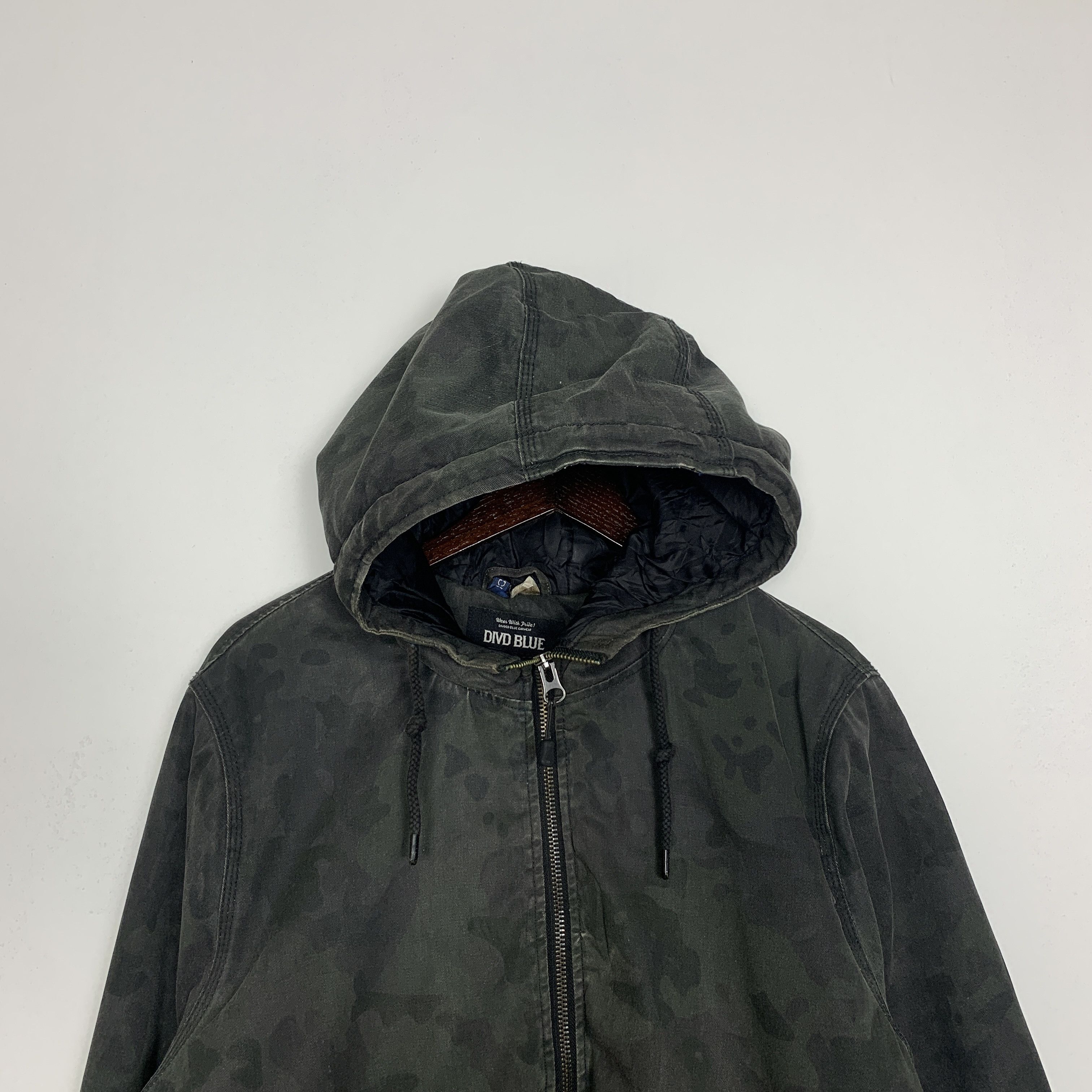H&M Vintage Faded H&M Jacket Quilted Lining J0780 Size US L / EU 52-54 / 3 - 7 Thumbnail