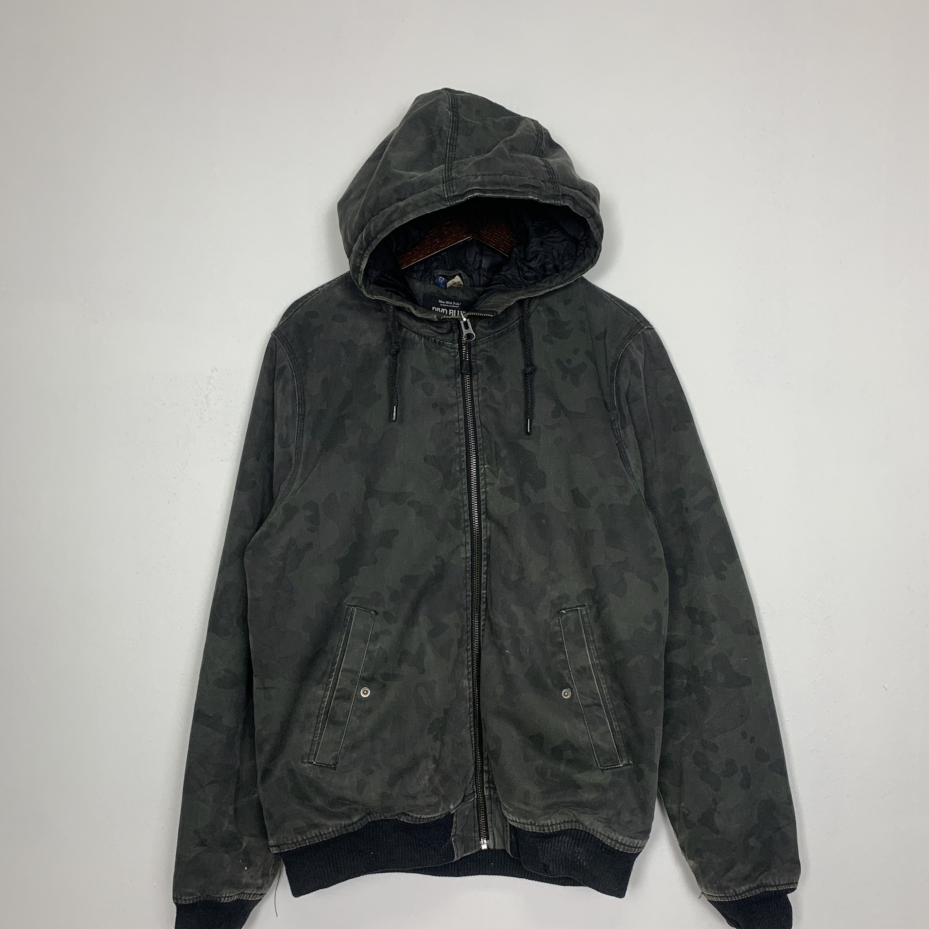 H&M Vintage Faded H&M Jacket Quilted Lining J0780 Size US L / EU 52-54 / 3 - 8 Thumbnail