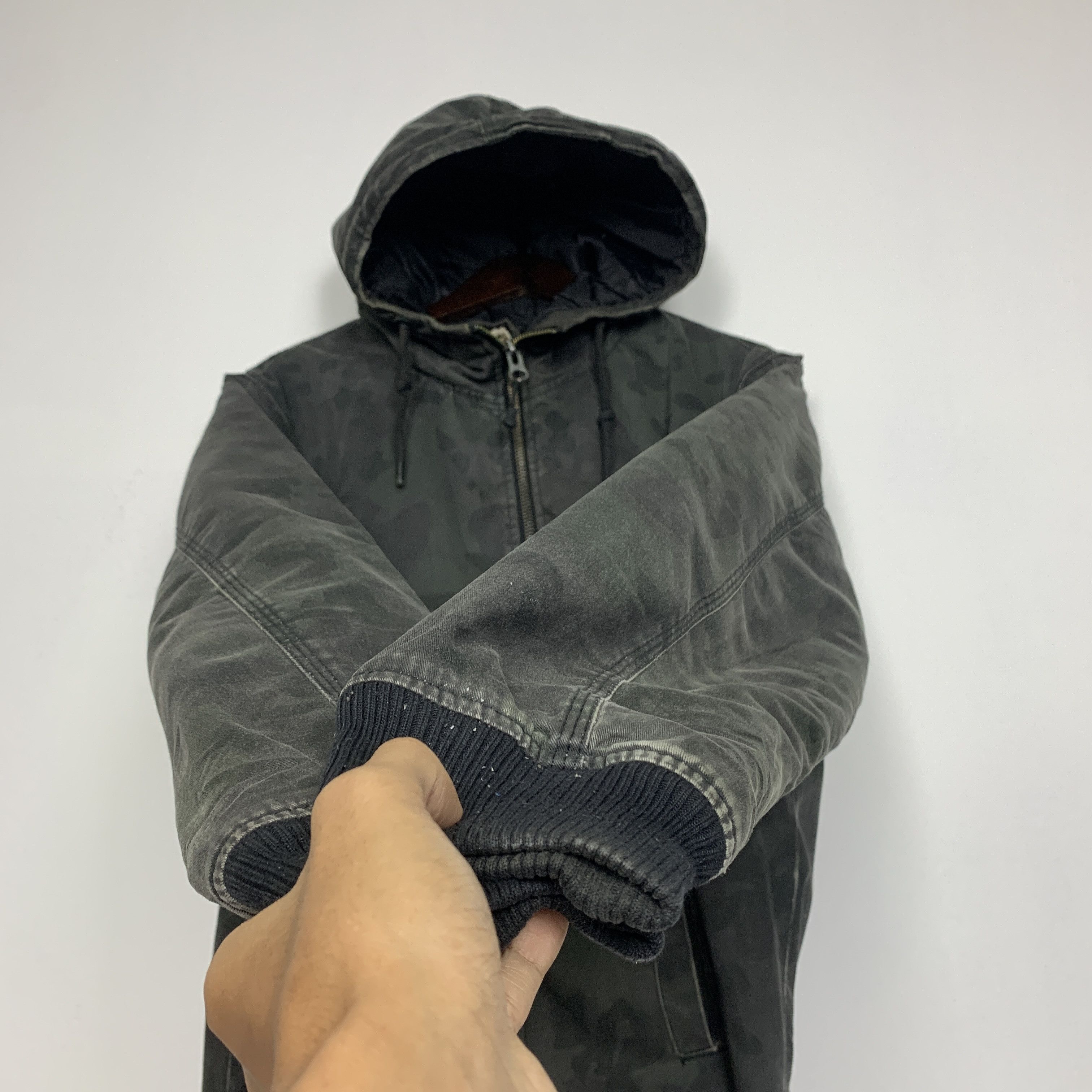 H&M Vintage Faded H&M Jacket Quilted Lining J0780 Size US L / EU 52-54 / 3 - 15 Thumbnail
