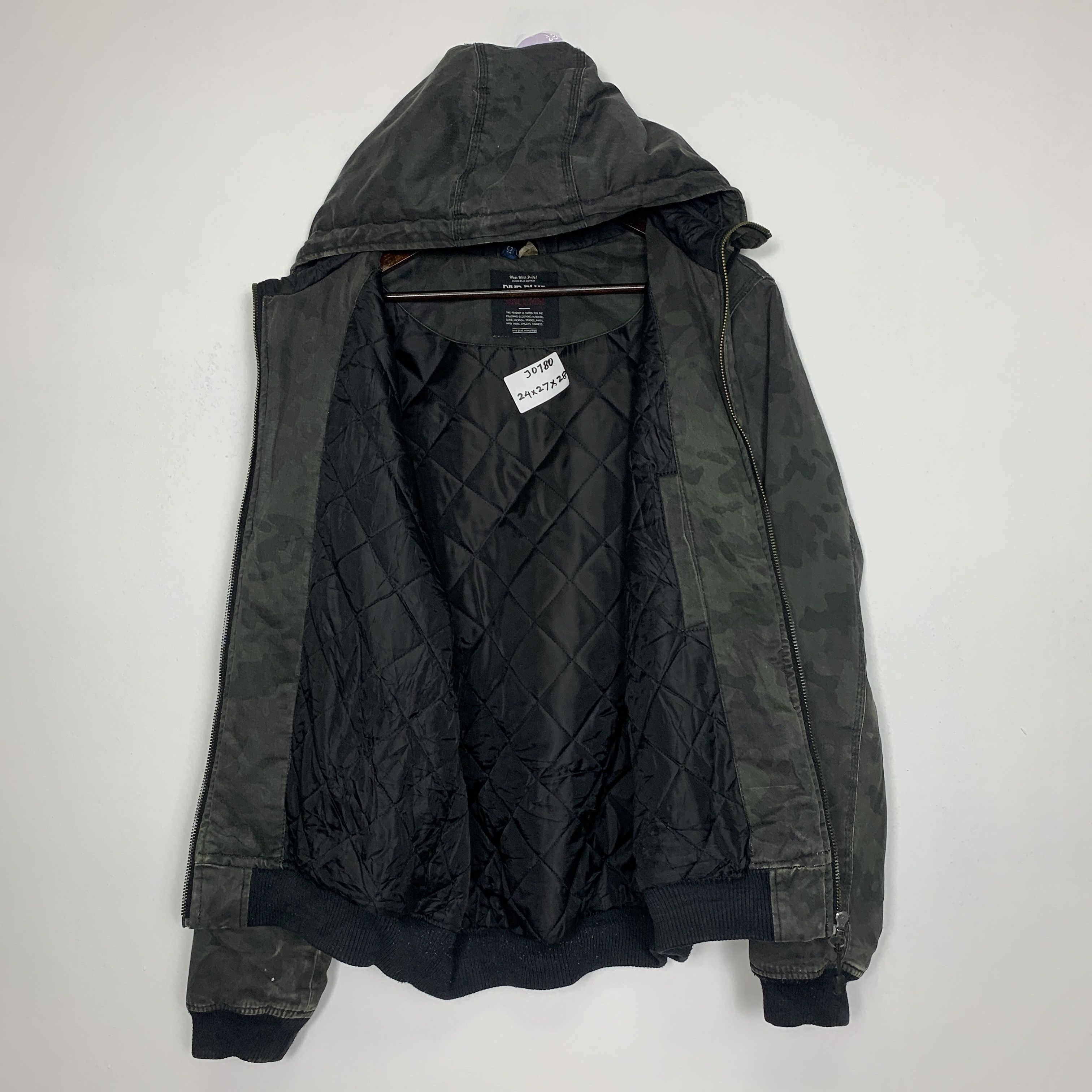H&M Vintage Faded H&M Jacket Quilted Lining J0780 Size US L / EU 52-54 / 3 - 16 Thumbnail