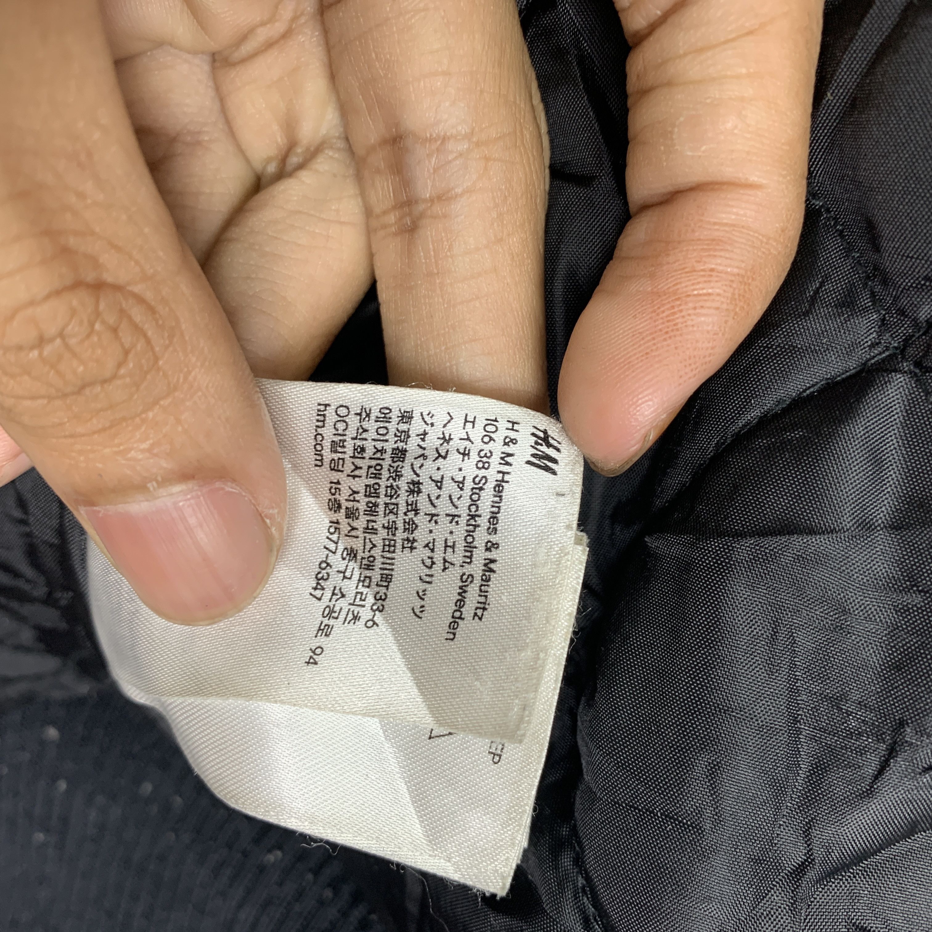 H&M Vintage Faded H&M Jacket Quilted Lining J0780 Size US L / EU 52-54 / 3 - 5 Thumbnail