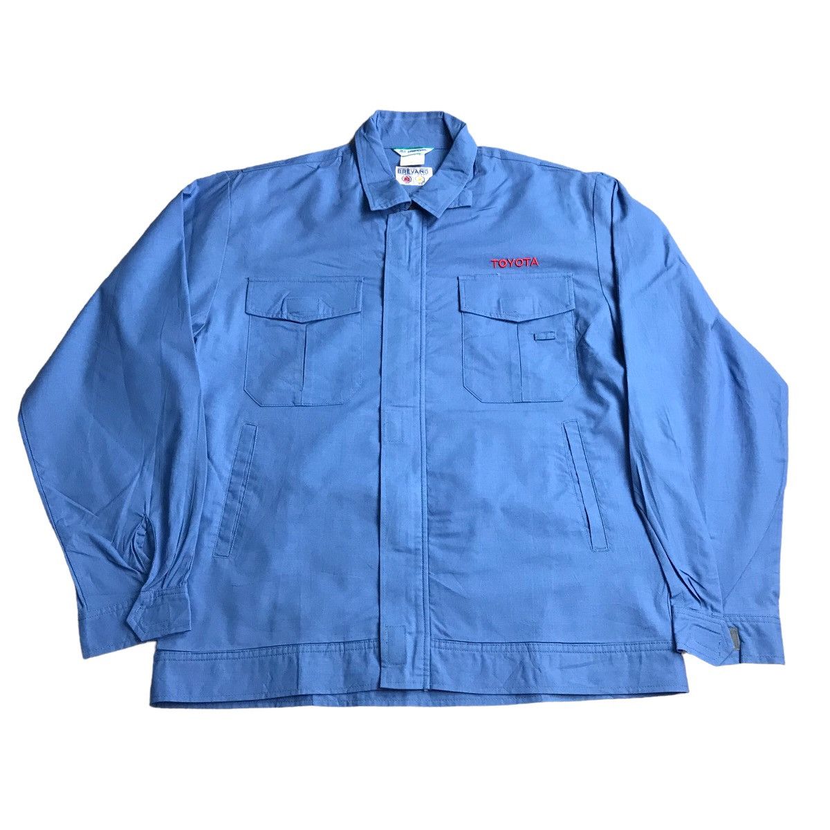 VINTAGE TOYOTA WORK UNIFORM JAPANESE BLUE JACKET