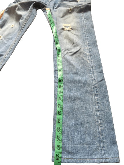 Lee × Vintage Ripped Light Washed Lee jeans Size US 28 / EU 44 - 8 Thumbnail
