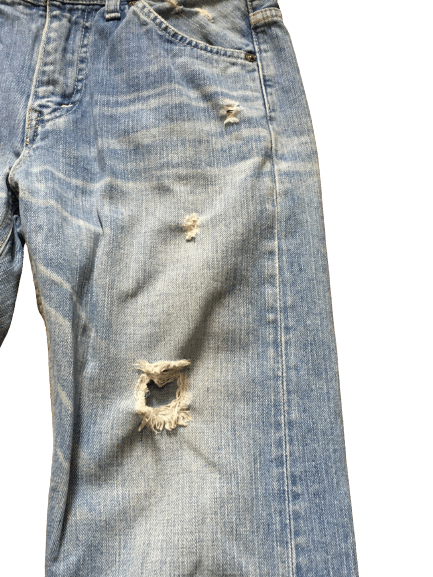 Lee × Vintage Ripped Light Washed Lee jeans Size US 28 / EU 44 - 16 Thumbnail