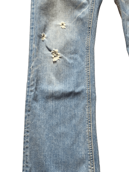 Lee × Vintage Ripped Light Washed Lee jeans Size US 28 / EU 44 - 15 Thumbnail