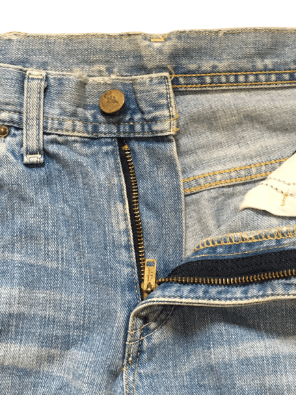 Lee × Vintage Ripped Light Washed Lee jeans Size US 28 / EU 44 - 10 Thumbnail