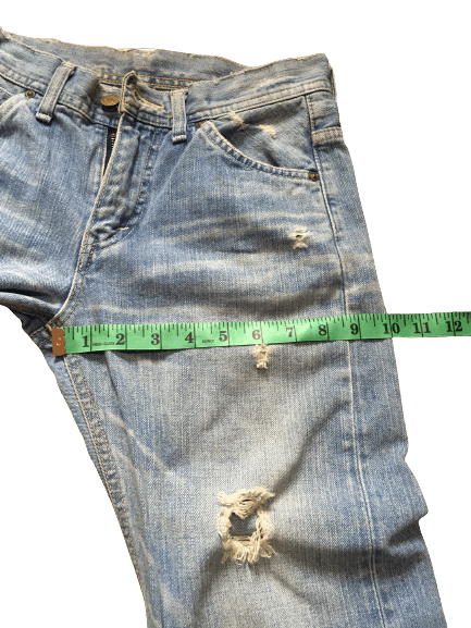 Lee × Vintage Ripped Light Washed Lee jeans Size US 28 / EU 44 - 6 Thumbnail