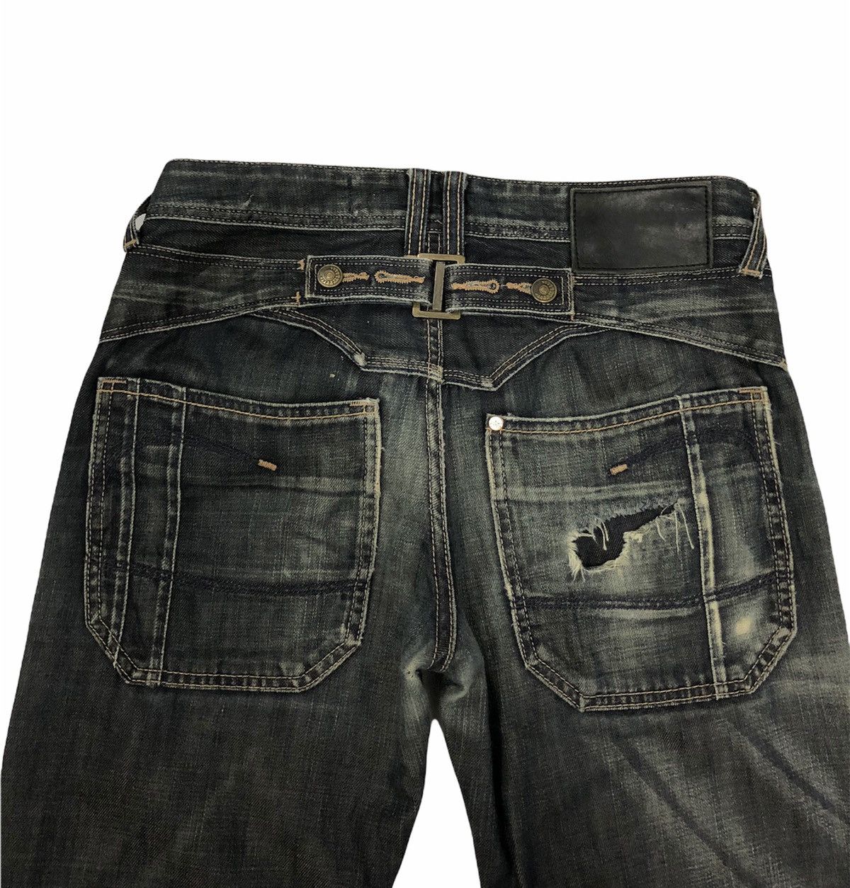 H&M × If Six Was Nine × Japanese Brand H&M Distressed Jeans By “FIT BRAGG” Size US 32 / EU 48 - 4 Thumbnail