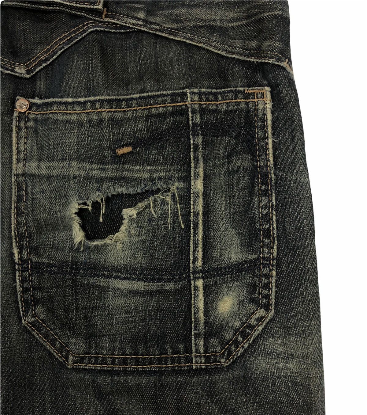 H&M × If Six Was Nine × Japanese Brand H&M Distressed Jeans By “FIT BRAGG” Size US 32 / EU 48 - 6 Thumbnail
