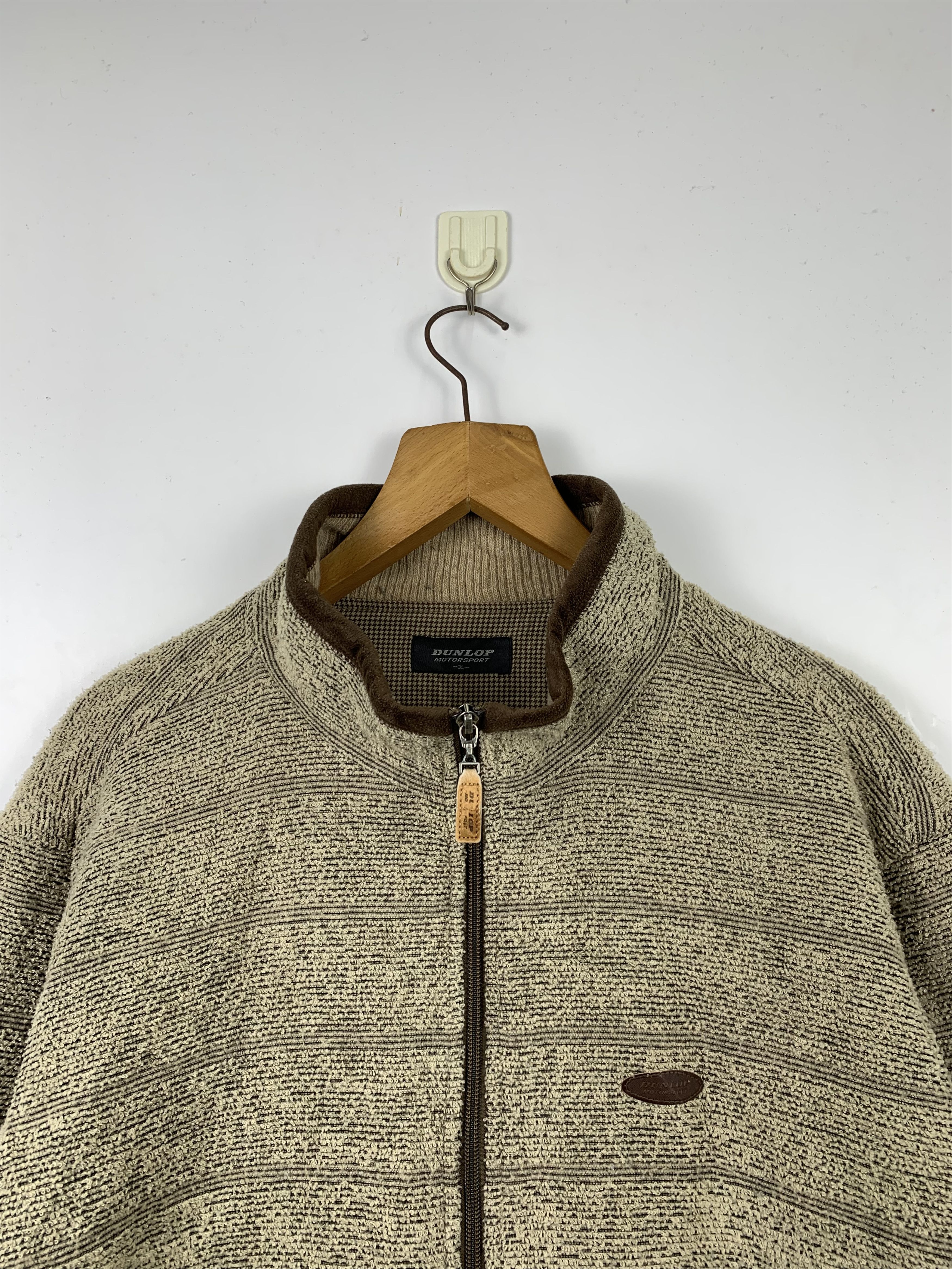 Dunlop Vintage Dunlop Fleece Jacket J0326 Size US XL / EU 56 / 4 - 2 Thumbnail