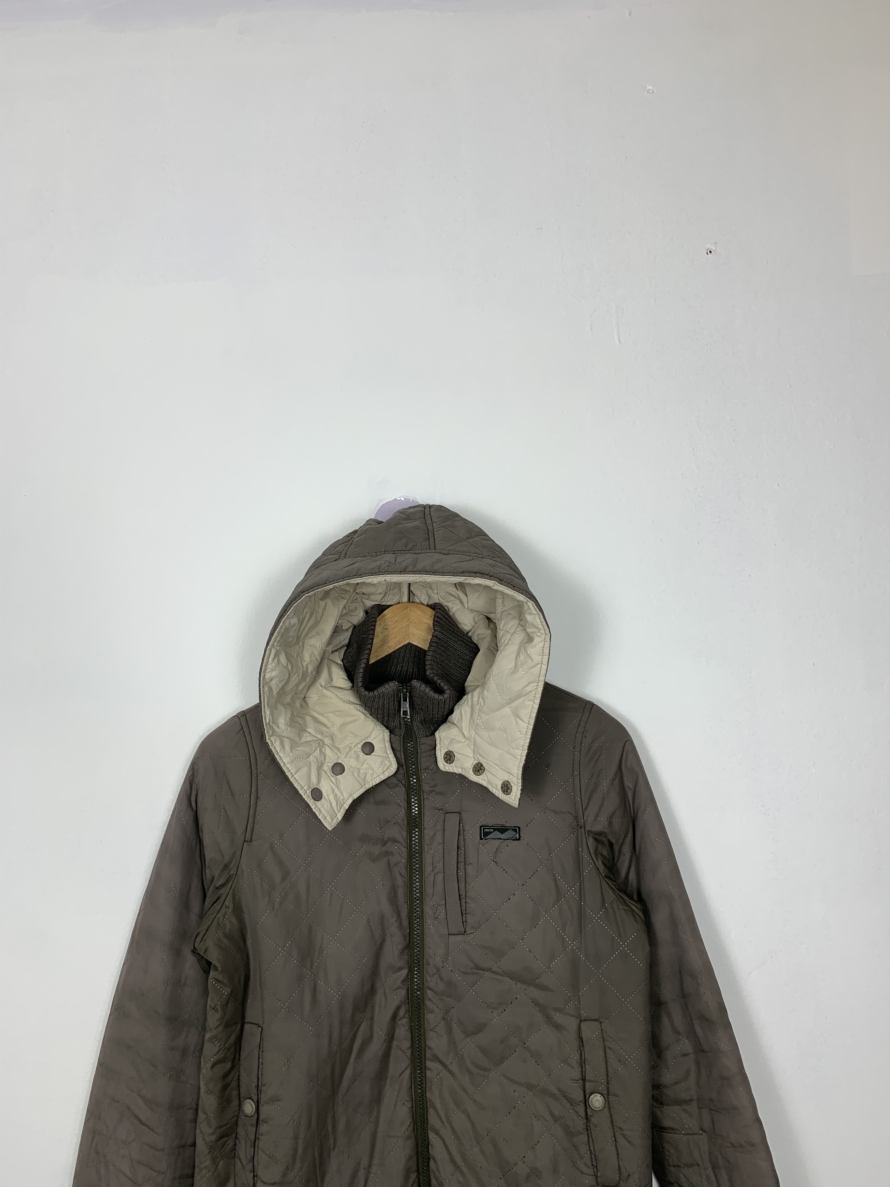 Japanese Brand Vintage Earth Music & Ecology Quilted Lining Jacket J0973 Size US S / EU 44-46 / 1 - 2 Thumbnail