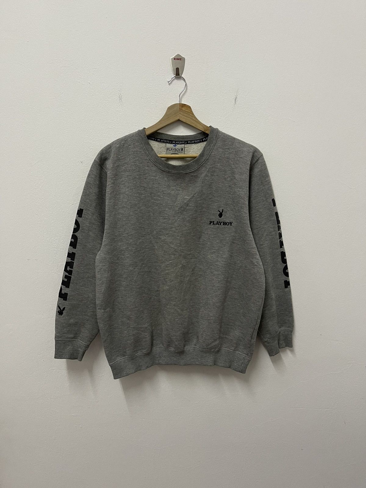Japanese Brand × Playboy × Vintage Vintage Play Boy Big Logo Printed Sweatshirt Size US M / EU 48-50 / 2 - 3 Thumbnail