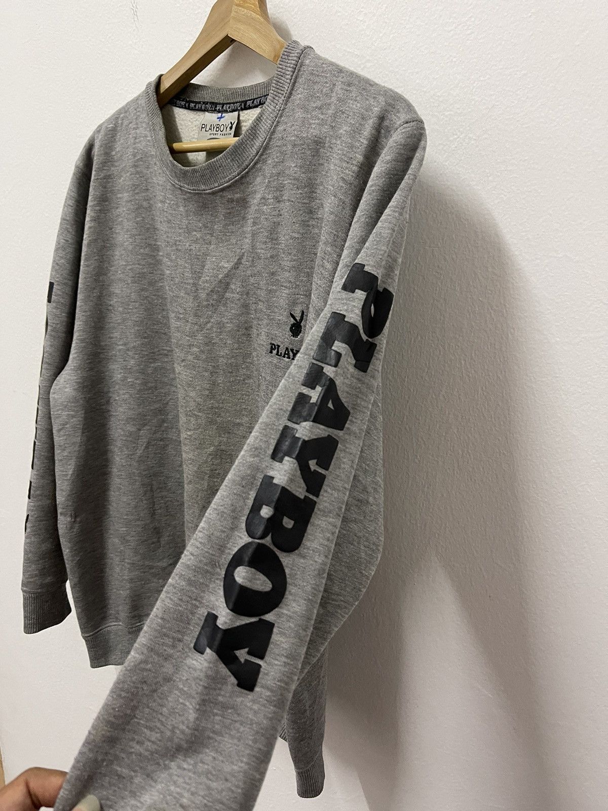 Japanese Brand × Playboy × Vintage Vintage Play Boy Big Logo Printed Sweatshirt Size US M / EU 48-50 / 2 - 6 Thumbnail