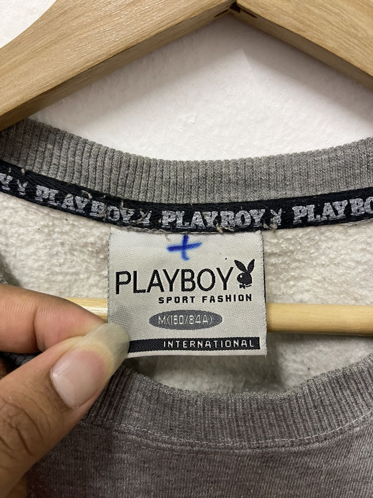 Japanese Brand × Playboy × Vintage Vintage Play Boy Big Logo Printed Sweatshirt Size US M / EU 48-50 / 2 - 7 Thumbnail