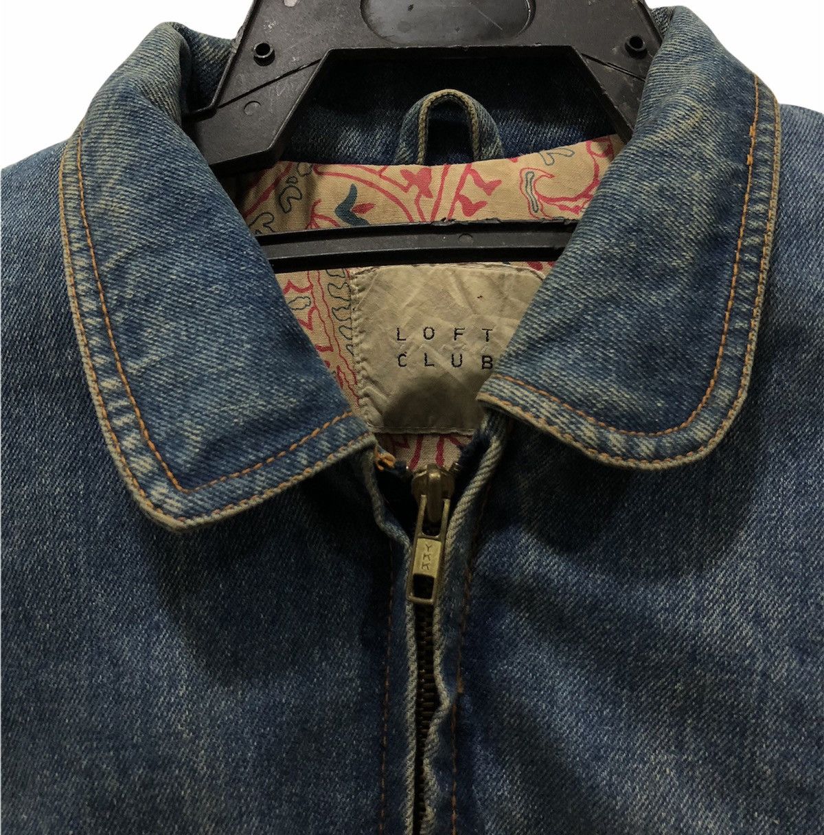 Designer × Vintage LOFT CLUB DENIM JACKET Size US M / EU 48-50 / 2 - 3 Thumbnail