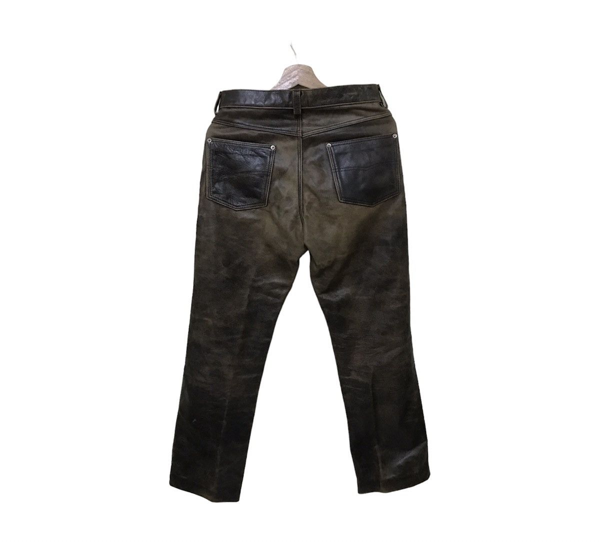 Genuine Leather × Japanese Brand Vintage Japanese Paco Leather Pants Size US 30 / EU 46 - 5 Thumbnail