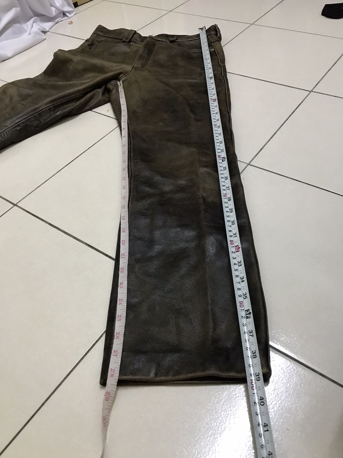 Genuine Leather × Japanese Brand Vintage Japanese Paco Leather Pants Size US 30 / EU 46 - 11 Thumbnail