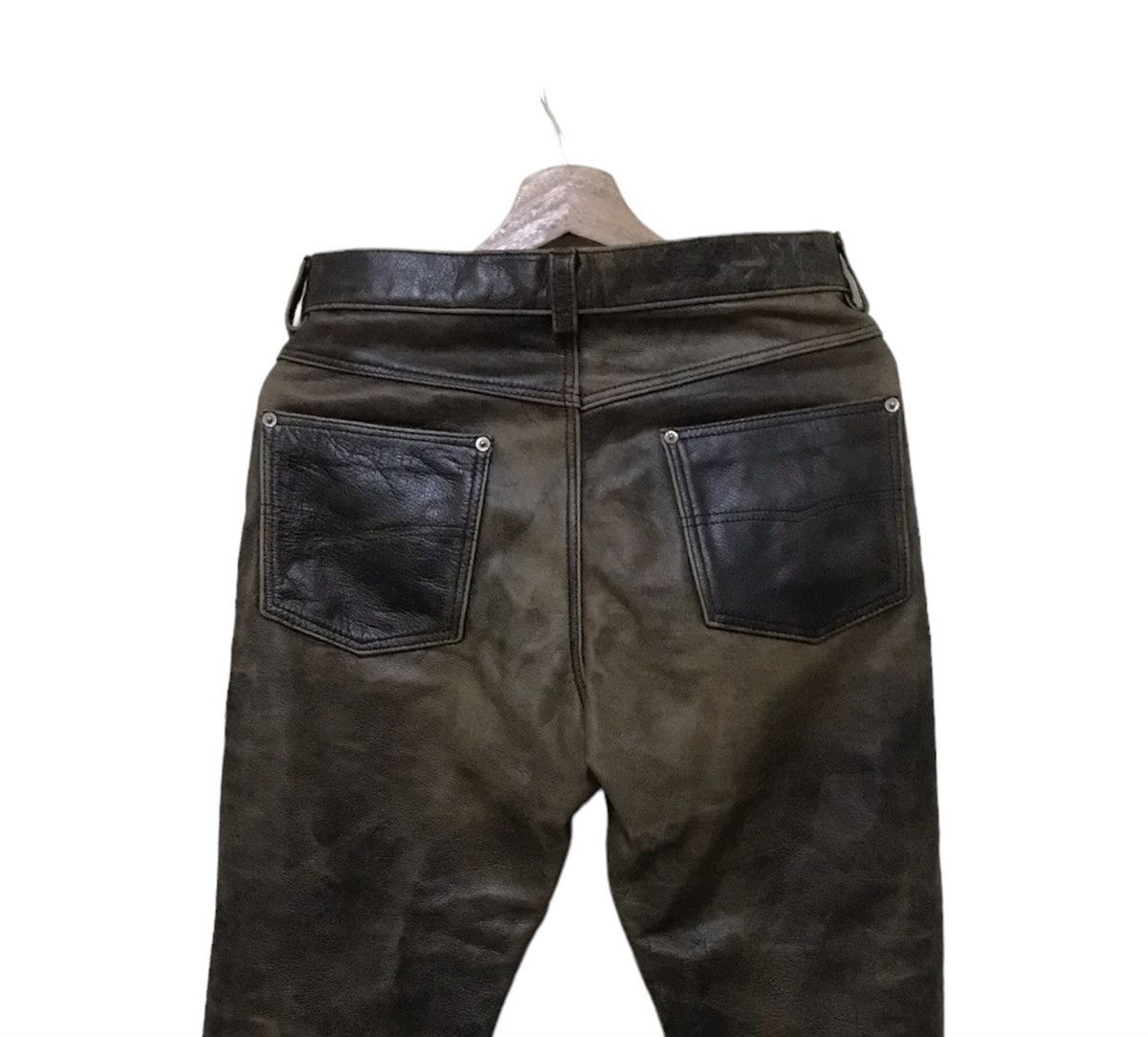 Genuine Leather × Japanese Brand Vintage Japanese Paco Leather Pants Size US 30 / EU 46 - 4 Thumbnail